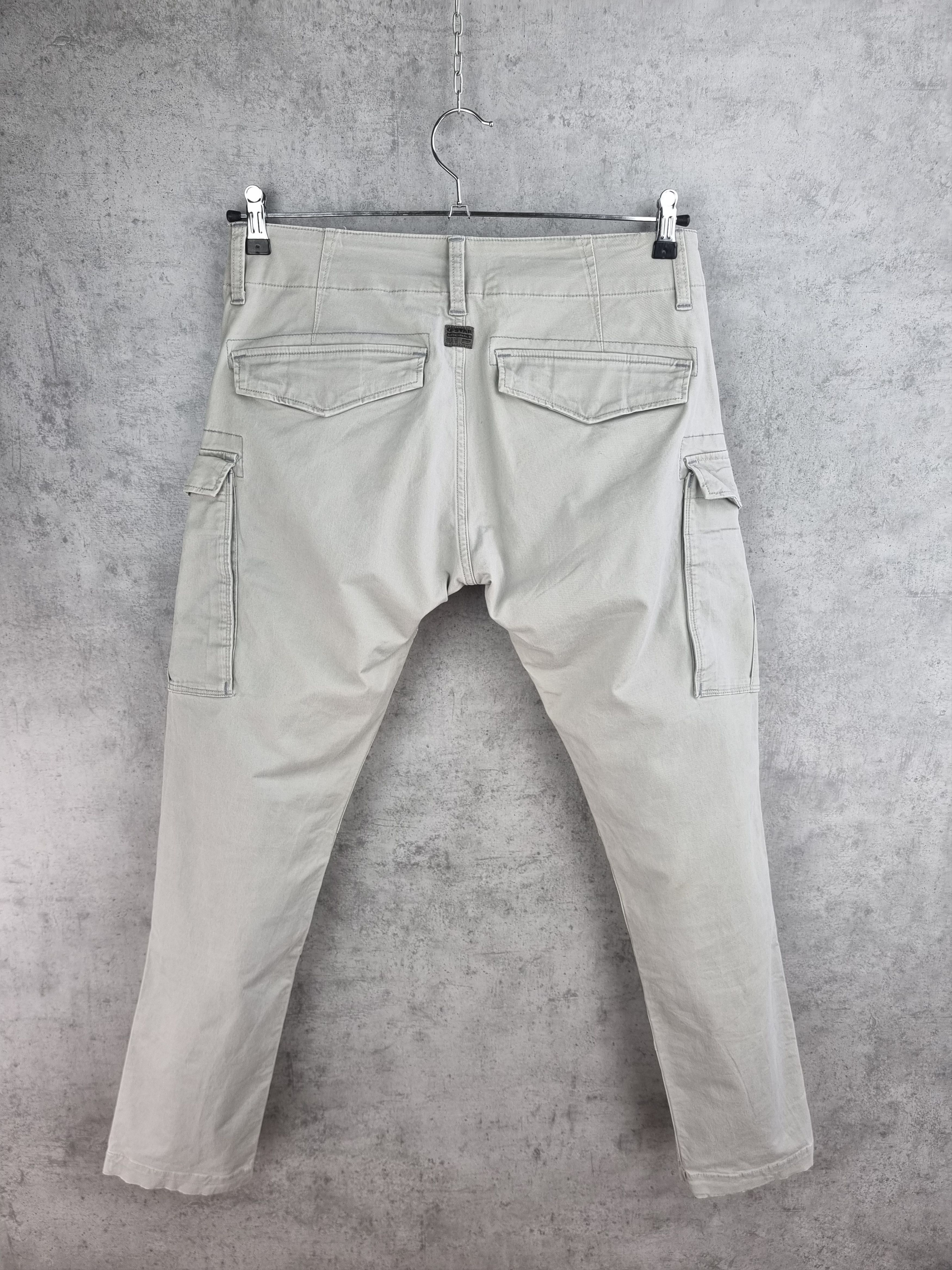 G-Star Rare Gstar RAW Gray Rovic twill Slim Cargo Utility Pants Size US 31 - 4 Thumbnail