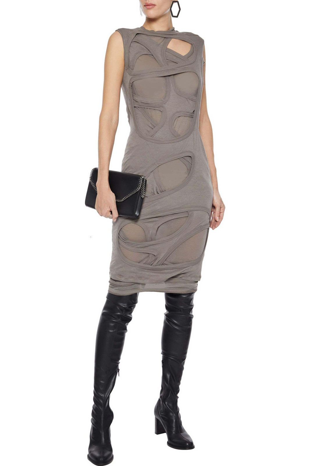 Rick Owens RICK OWENS SS19 BABEL MEGA MEMBRANE RUNWAY DRESS Size US M / EU 48-50 / 2 - 4 Thumbnail