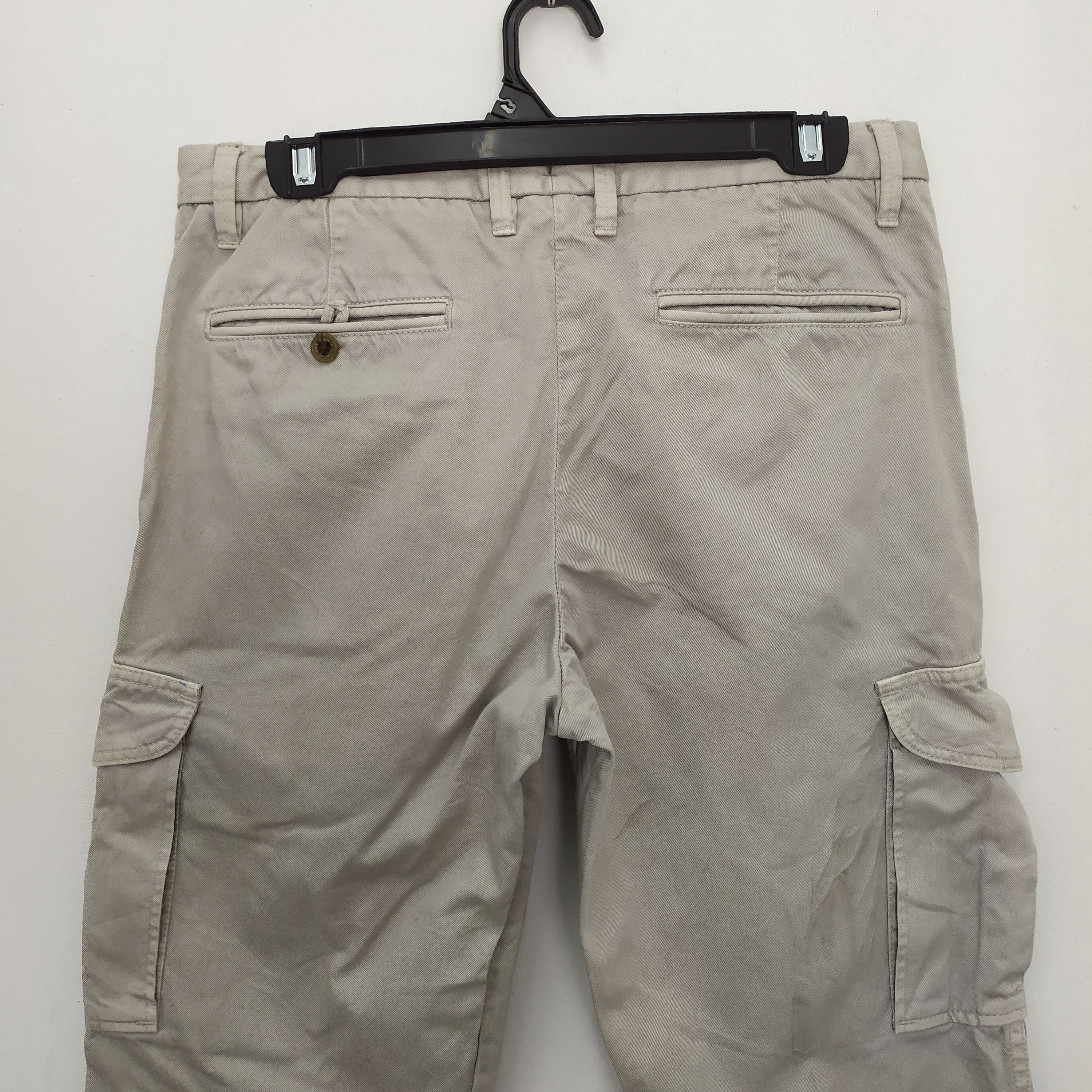 Japanese Brand × Vintage EXTREME LINE LIGHT GREY CARGO PANTS Size US 30 / EU 46 - 10 Thumbnail