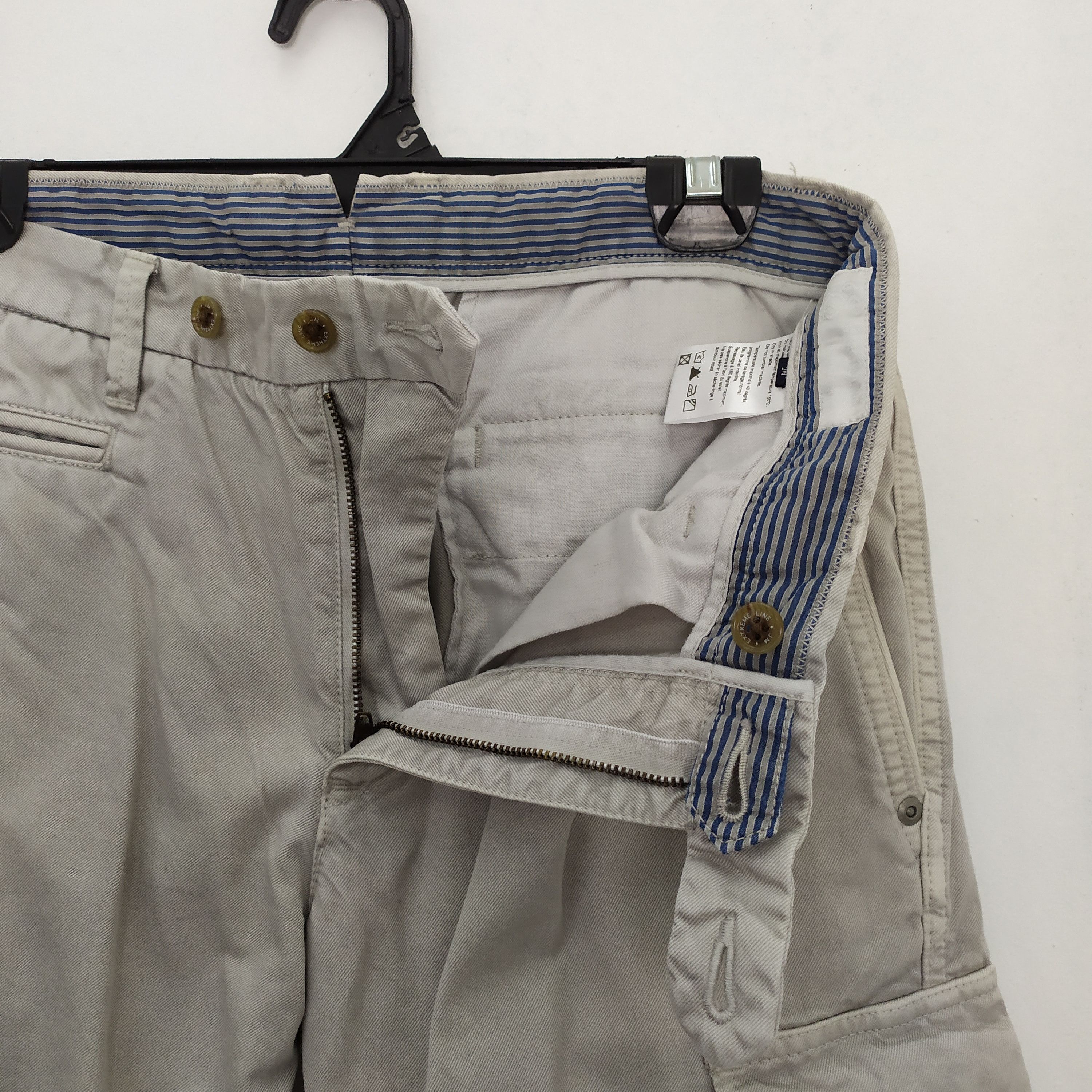 Japanese Brand × Vintage EXTREME LINE LIGHT GREY CARGO PANTS Size US 30 / EU 46 - 16 Thumbnail