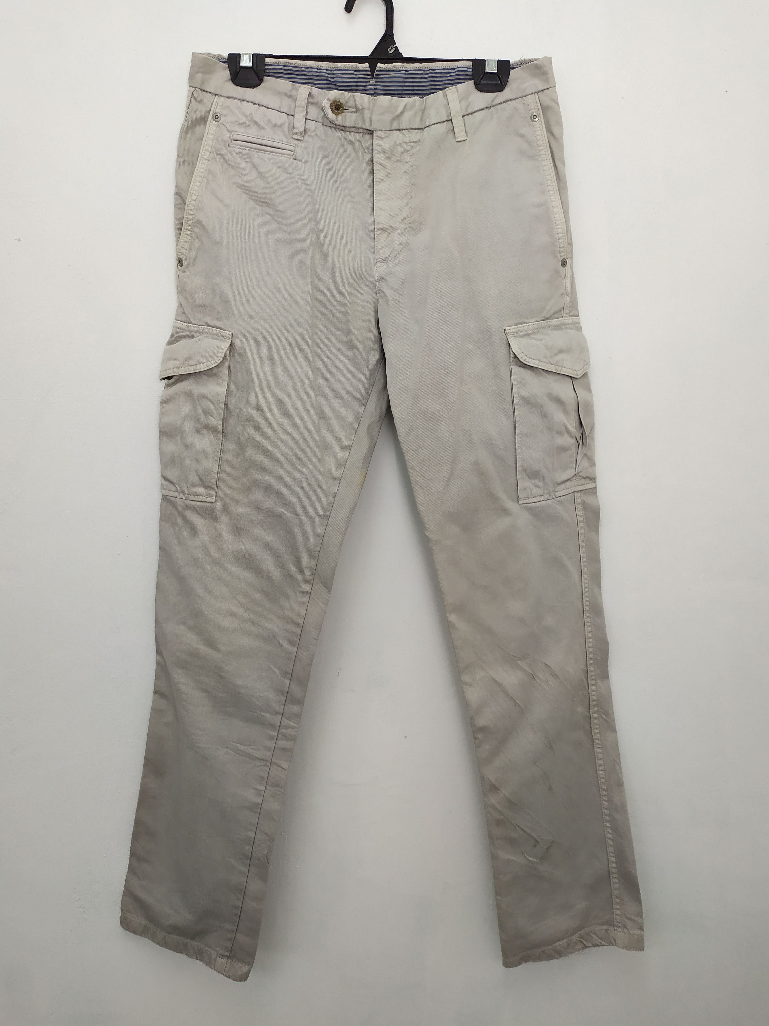 Japanese Brand × Vintage EXTREME LINE LIGHT GREY CARGO PANTS Size US 30 / EU 46 - 1 Thumbnail