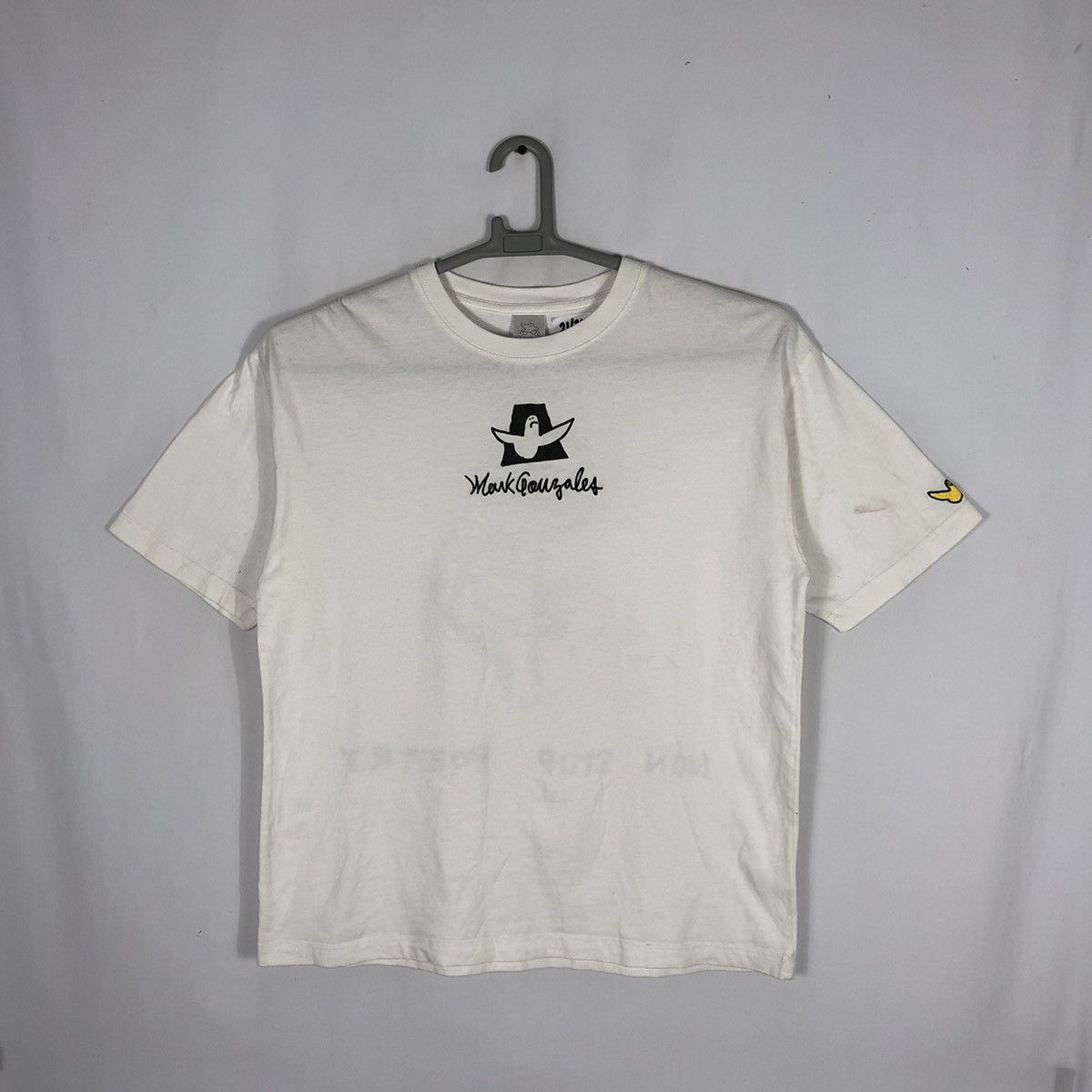 Vintage Vintage Mark Gonzalez Non Stop Poetry Big Print Skate Tee Size US L / EU 52-54 / 3 - 3 Thumbnail