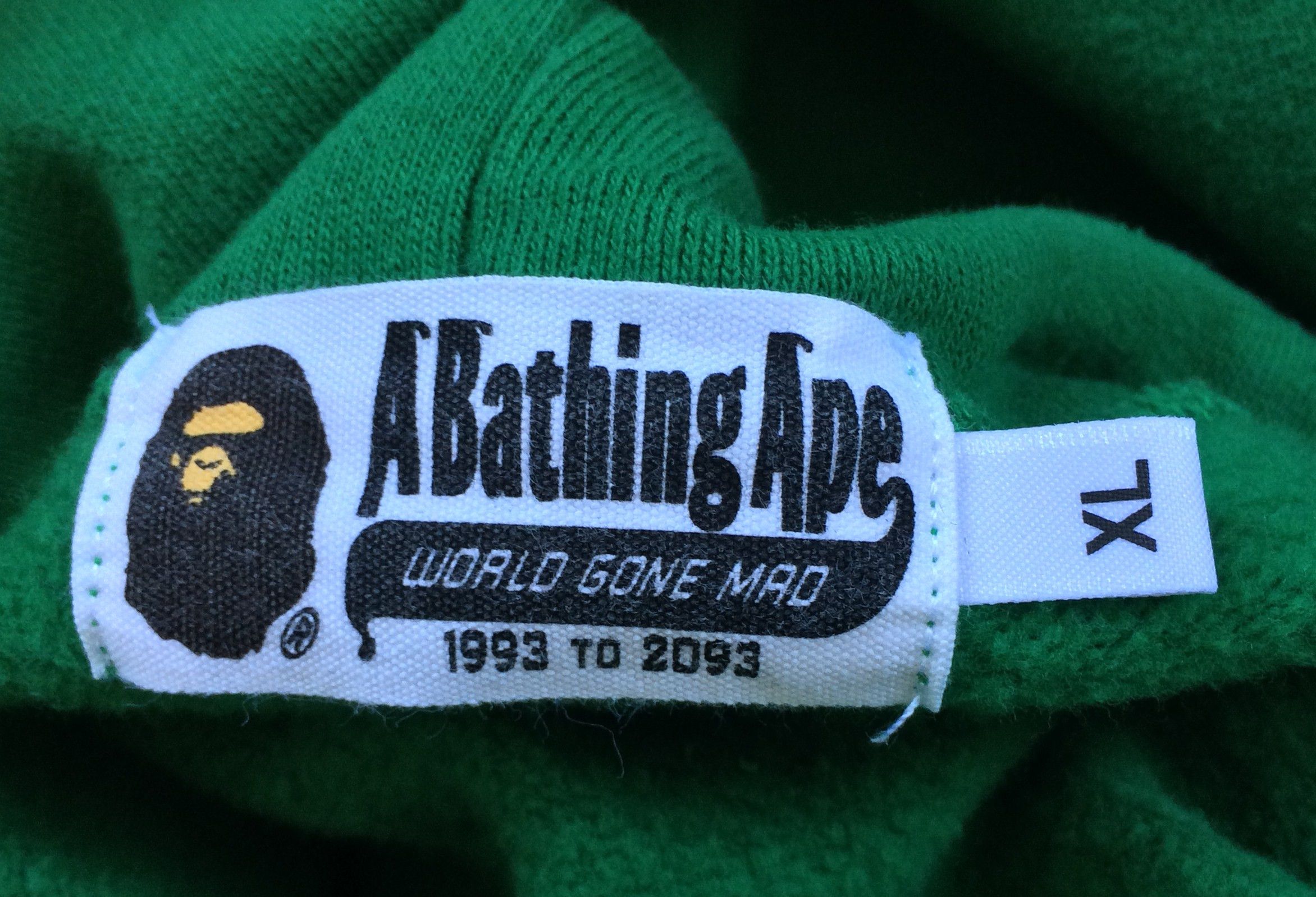 Bape Bathing Ape Green Pullover Shark Hoodie Size US XL / EU 56 / 4 - 6 Thumbnail