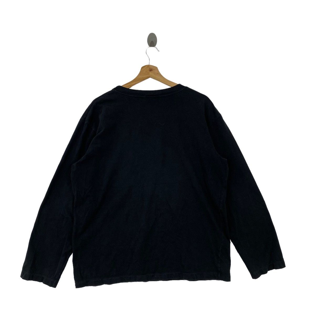 agnes b. AGNES B PARIS French Designer Brand Pocket Black Long Sleeve Size US L / EU 52-54 / 3 - 4 Thumbnail
