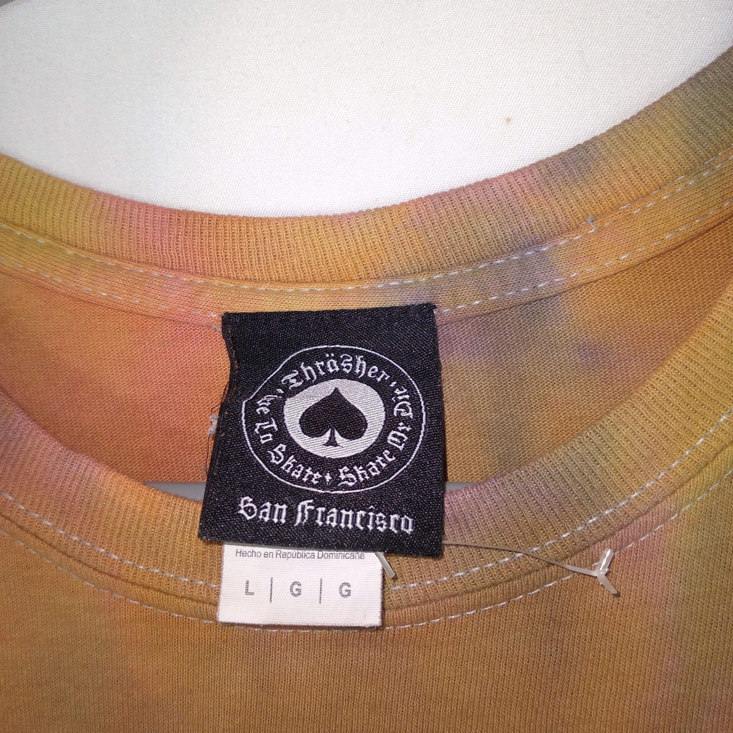 Thrasher Vintage Thrasher Magazines Spellout Nice Tye Dye Tee Size US L / EU 52-54 / 3 - 7 Thumbnail