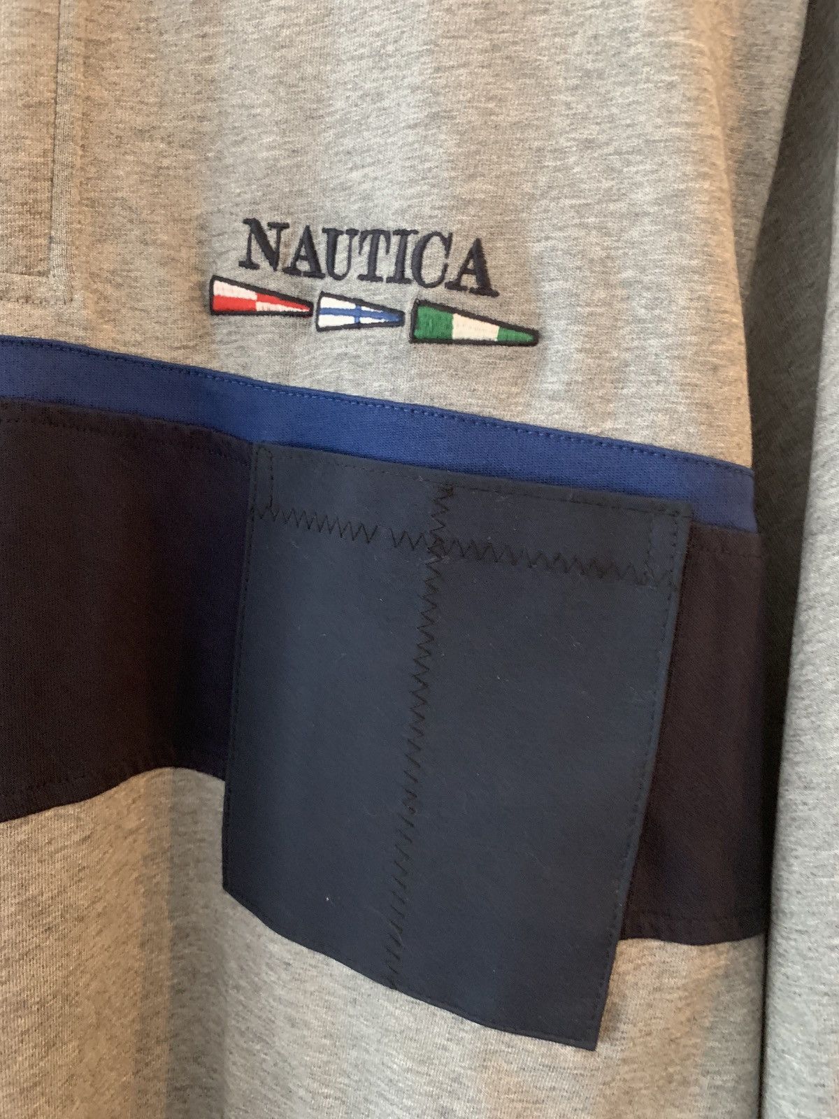 Nautica × Vintage Nautica Tech 1/4 Zip Long Sleeve Shirt Travis Uzi Yachty Size US M / EU 48-50 / 2 - 2 Thumbnail