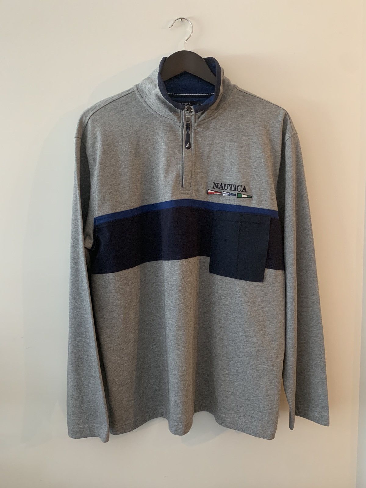 Nautica × Vintage Nautica Tech 1/4 Zip Long Sleeve Shirt Travis Uzi Yachty Size US M / EU 48-50 / 2 - 1 Thumbnail