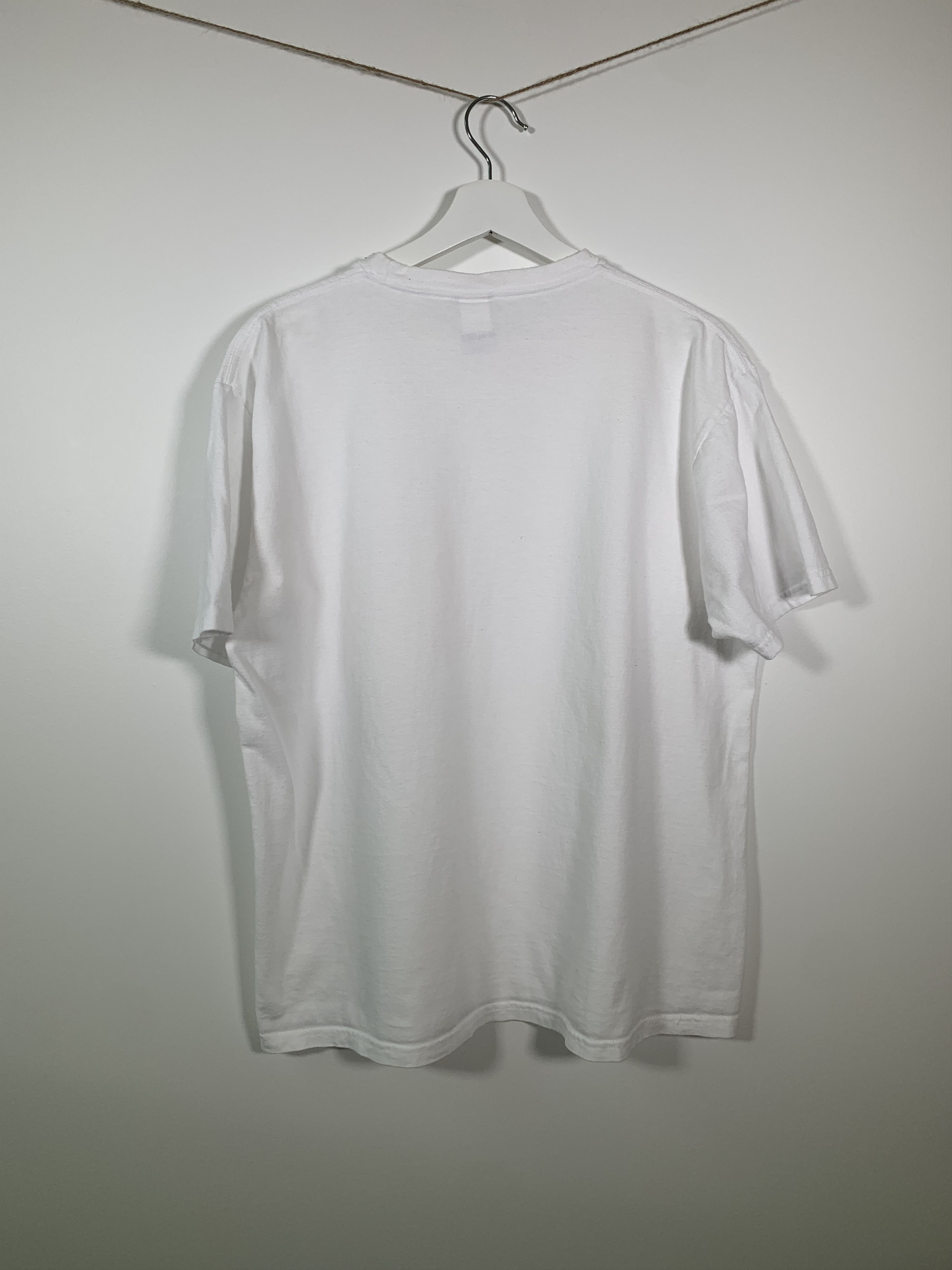Calvin Klein × Vintage 90s Calvin Klein Mini Logo White T Shirt Canada Made Asap Size US M / EU 48-50 / 2 - 2 Thumbnail