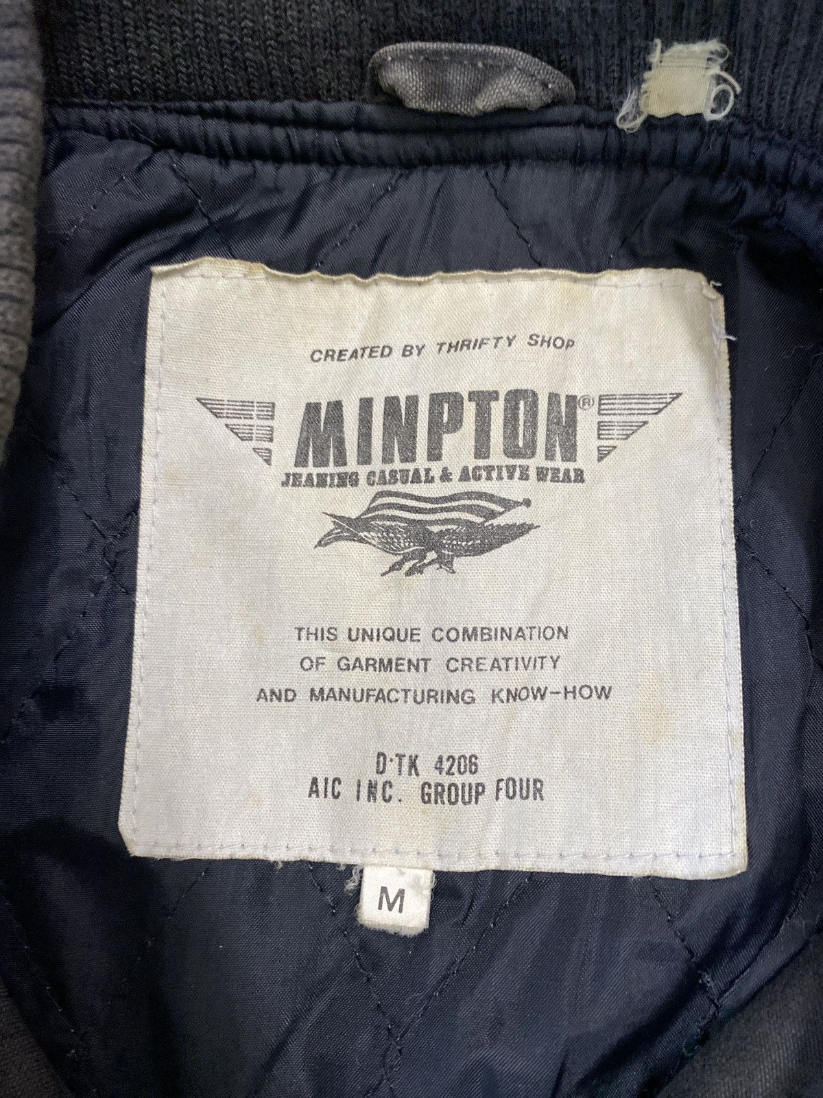 Japanese Brand × Vintage VINTAGE MINPTON JEANING CASUAL & ACTIVE JACKET Size US M / EU 48-50 / 2 - 4 Thumbnail