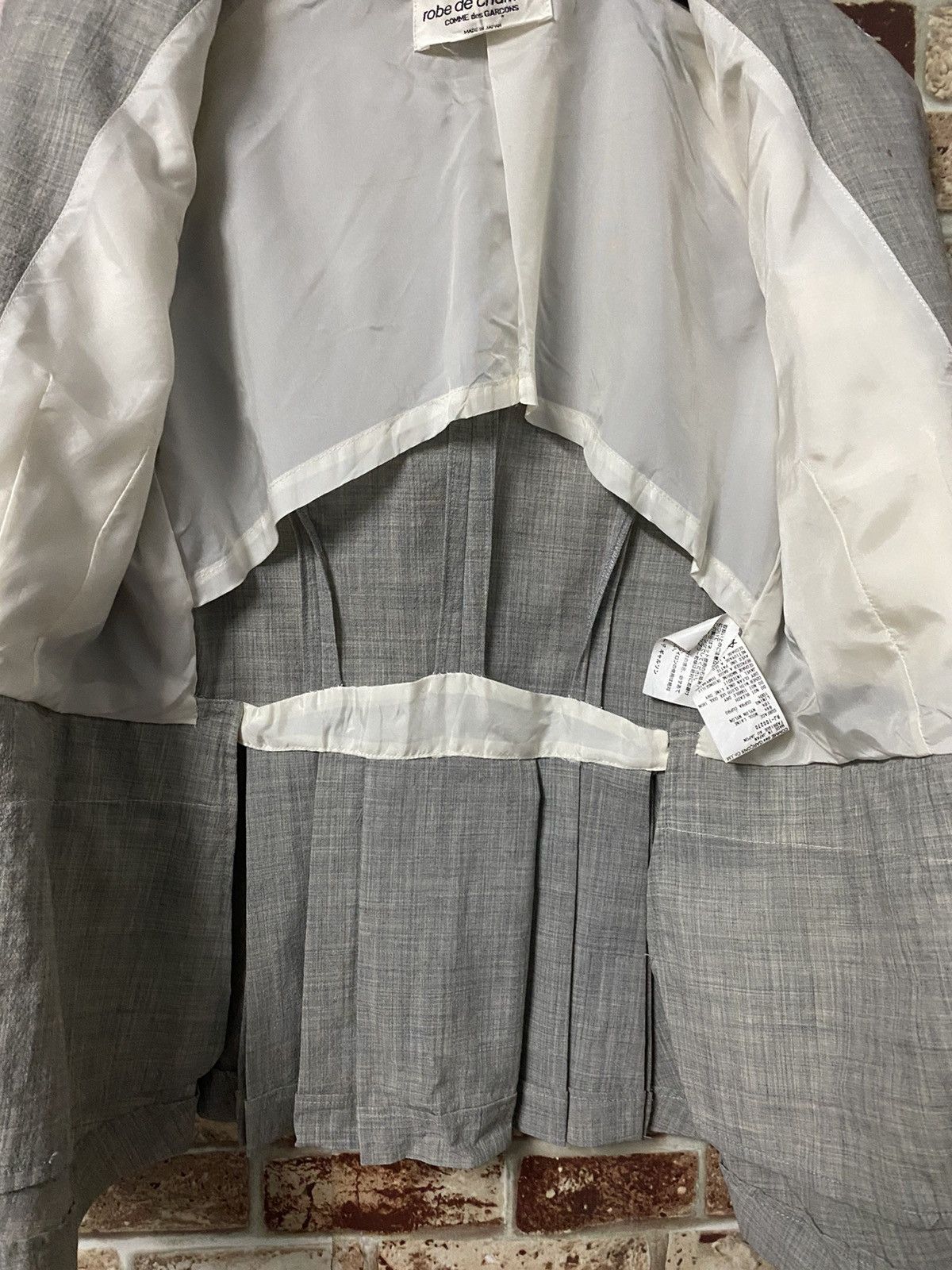 Comme des Garcons VINTAGE AD1998 ROBE DE CHAMBRE CDG WOOL JACKET-GK142 Size US S / EU 44-46 / 1 - 14 Thumbnail