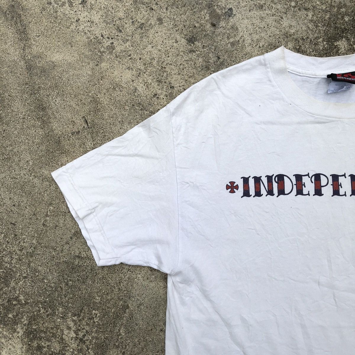 Independent Truck Co. Rare Vintage 90s Independent OG Spellout Skate Tee Size US L / EU 52-54 / 3 - 8 Thumbnail