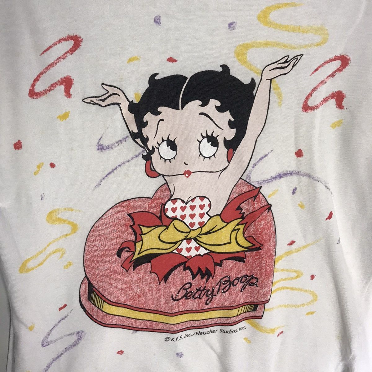 Vintage Vintage betty boop ringer tshirt Size US M / EU 48-50 / 2 - 3 Thumbnail