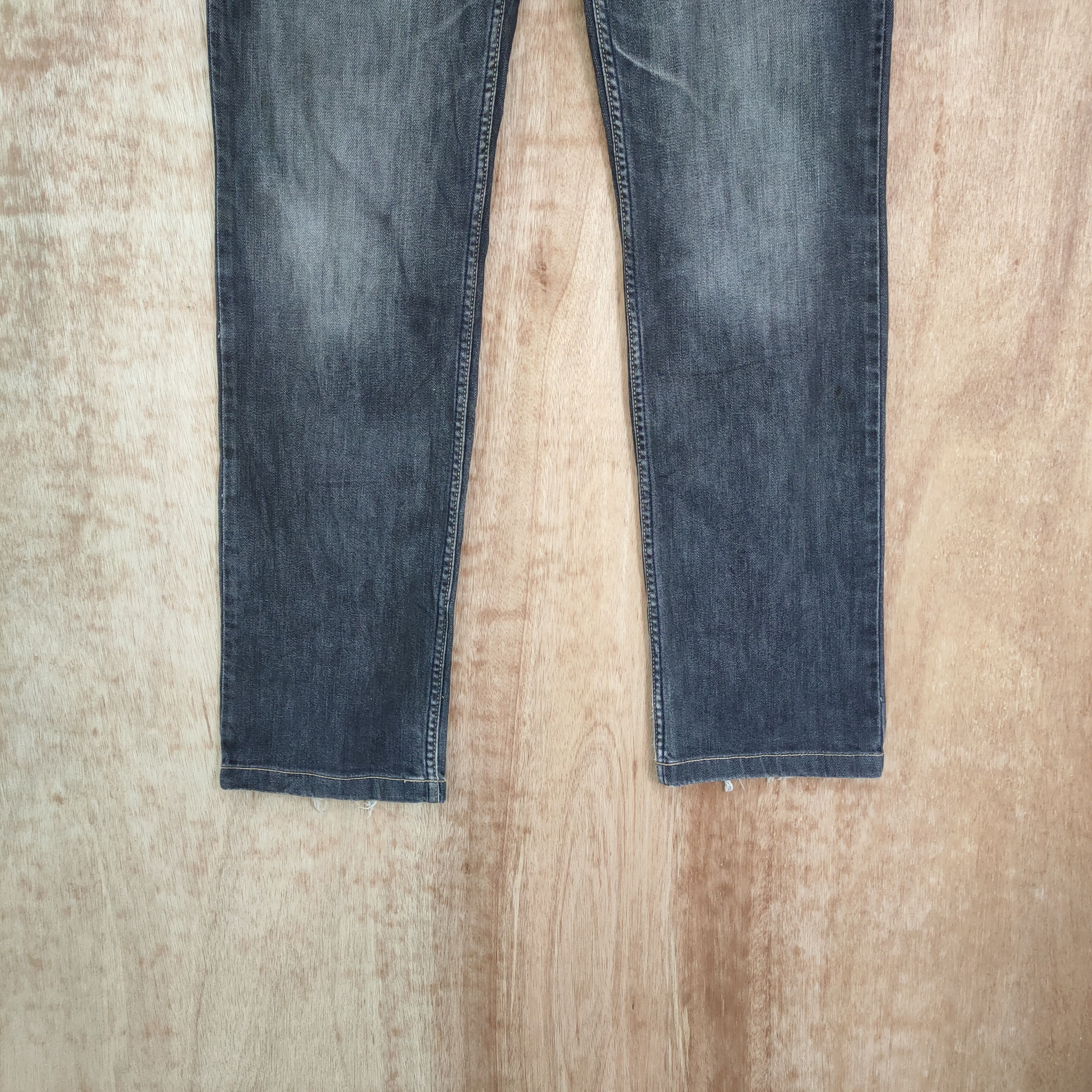Japanese Brand × Jean × Vintage VINTAGE BARE DENIM FADED BLACK JEANS PANTS Size US 34 / EU 50 - 3 Thumbnail