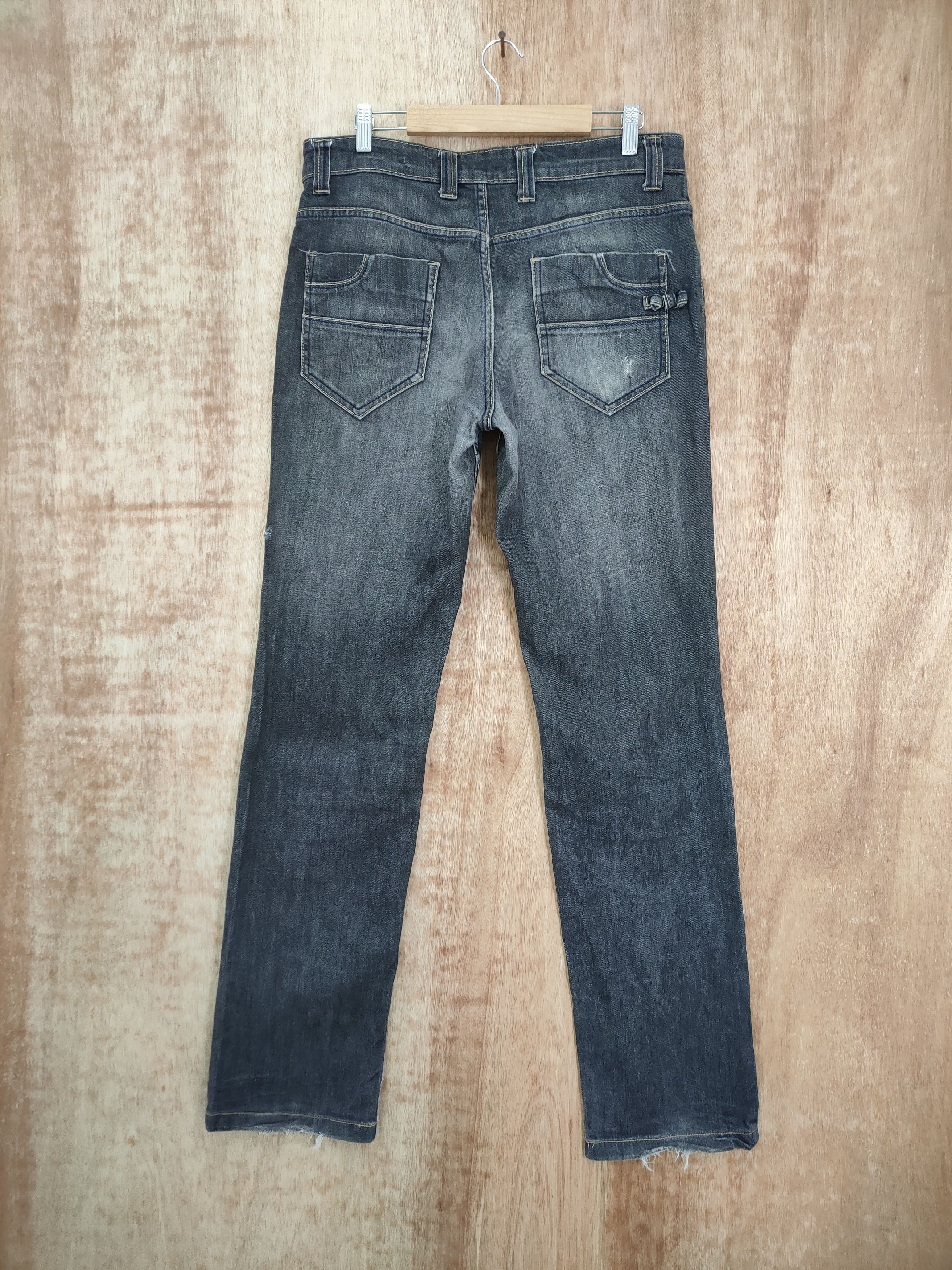 Japanese Brand × Jean × Vintage VINTAGE BARE DENIM FADED BLACK JEANS PANTS Size US 34 / EU 50 - 7 Thumbnail