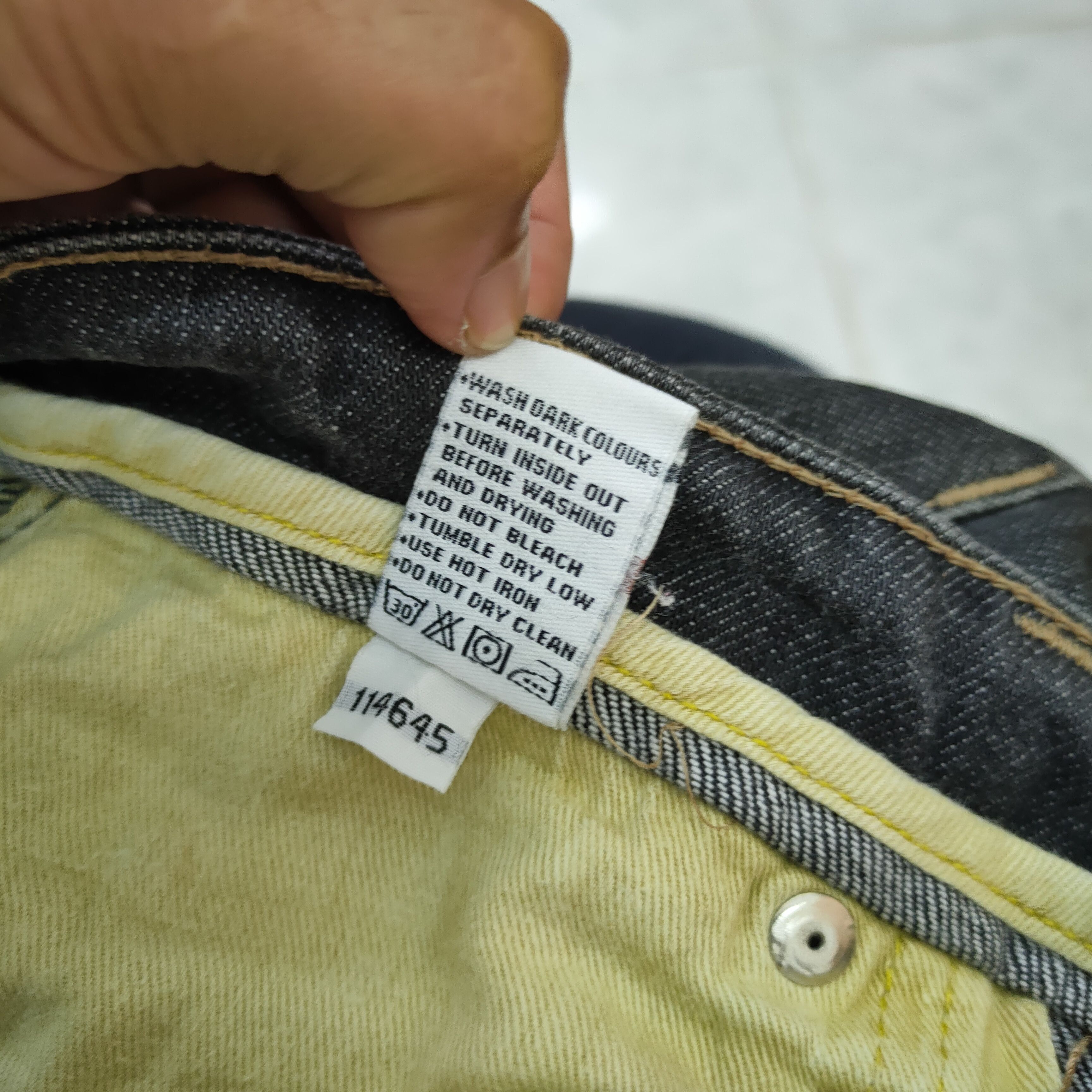 Japanese Brand × Jean × Vintage VINTAGE BARE DENIM FADED BLACK JEANS PANTS Size US 34 / EU 50 - 15 Thumbnail
