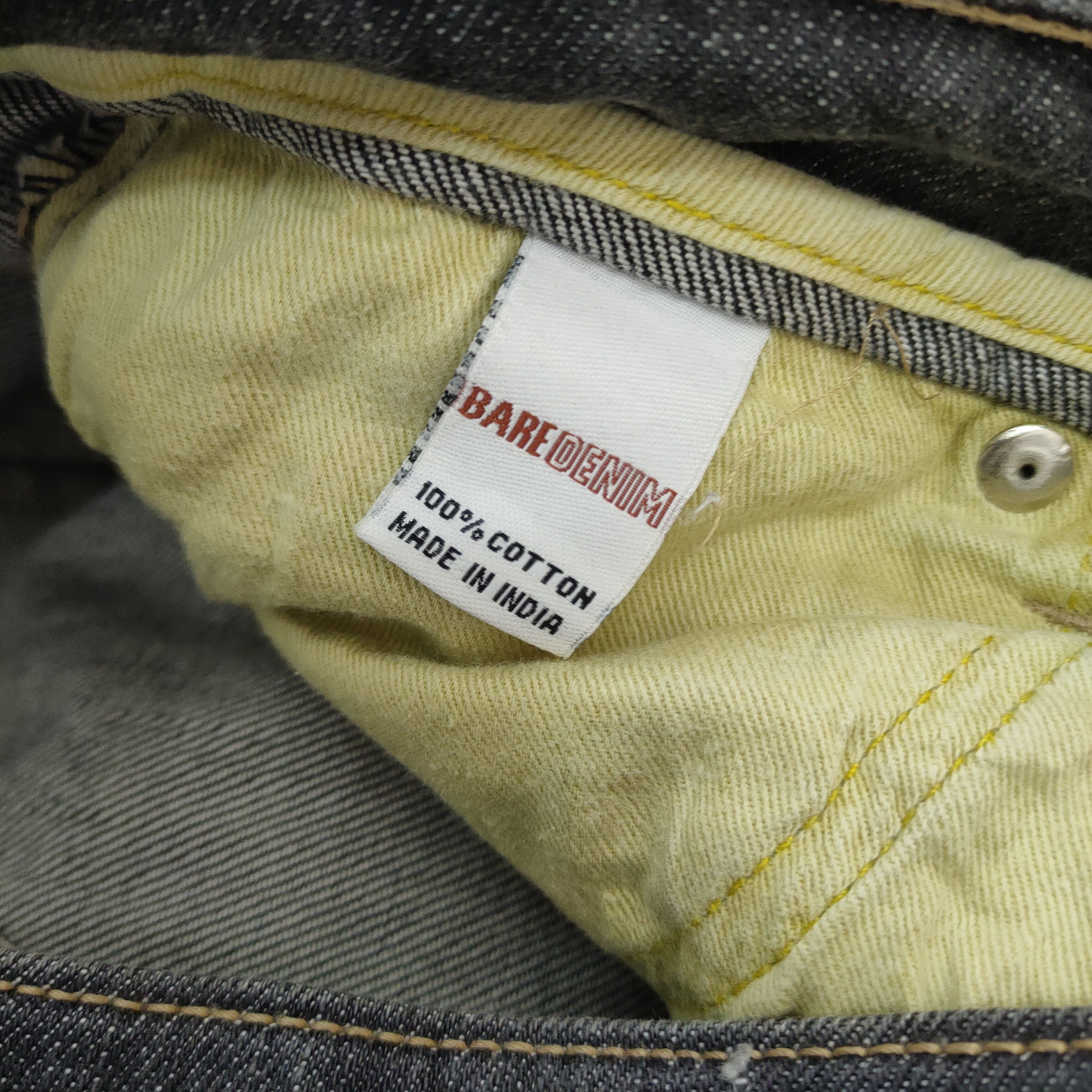 Japanese Brand × Jean × Vintage VINTAGE BARE DENIM FADED BLACK JEANS PANTS Size US 34 / EU 50 - 14 Thumbnail