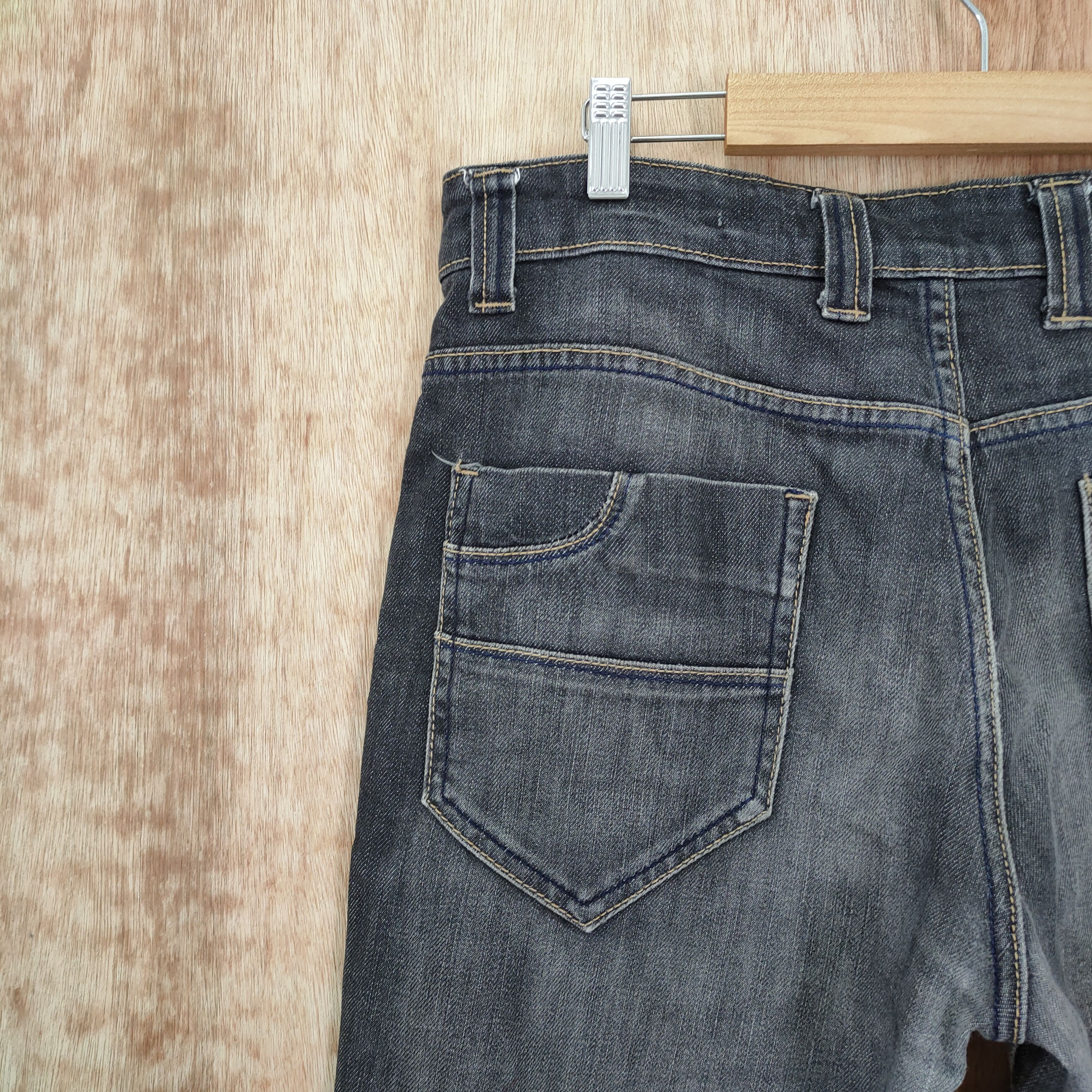 Japanese Brand × Jean × Vintage VINTAGE BARE DENIM FADED BLACK JEANS PANTS Size US 34 / EU 50 - 13 Thumbnail
