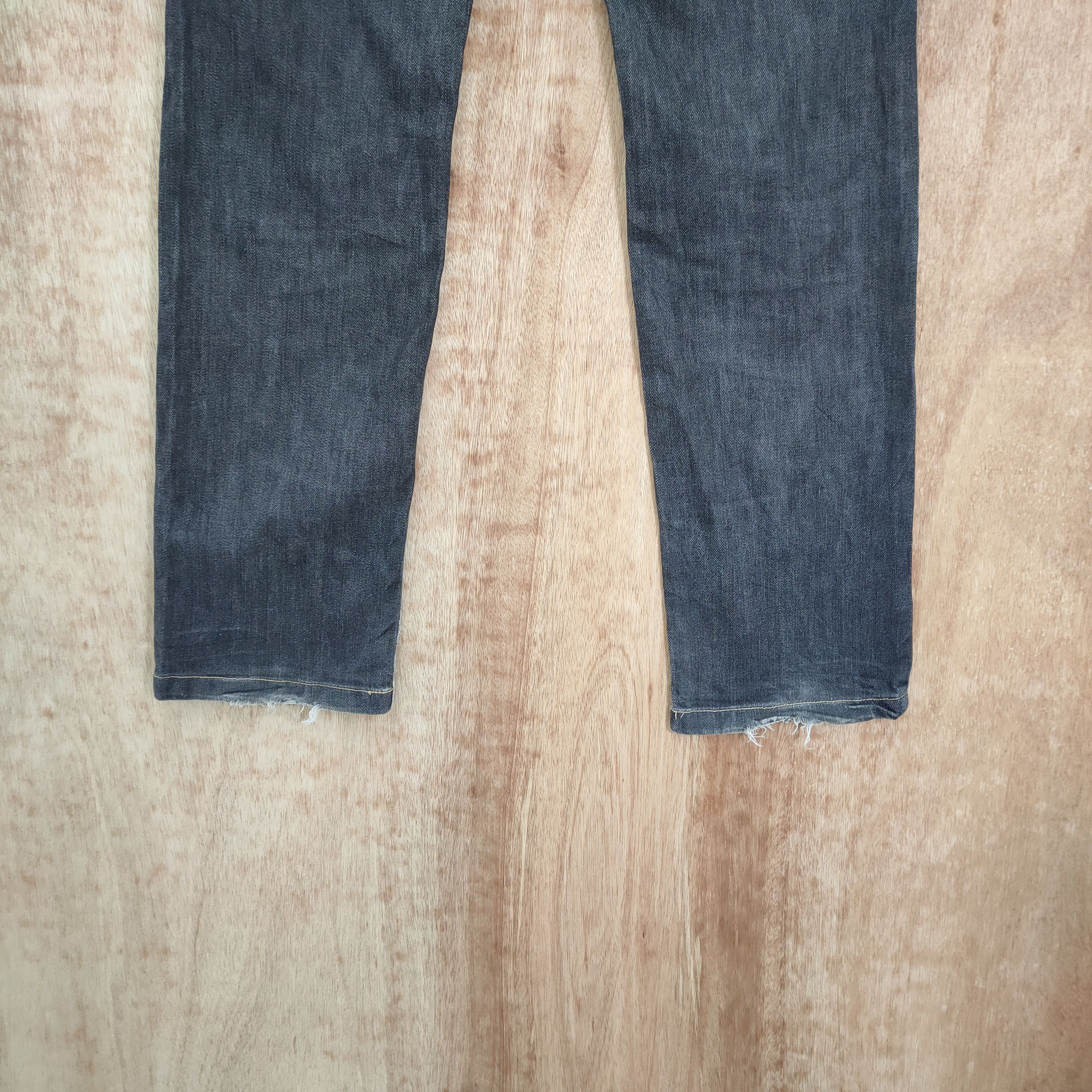 Japanese Brand × Jean × Vintage VINTAGE BARE DENIM FADED BLACK JEANS PANTS Size US 34 / EU 50 - 9 Thumbnail