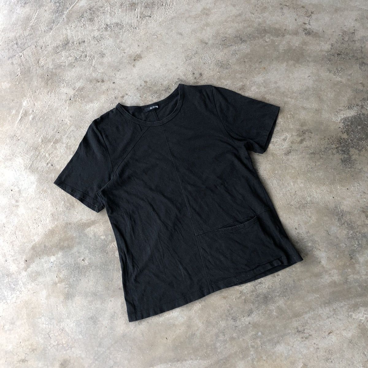 Rare Y's For Living Designer Punk Styles Single Pocket Tee