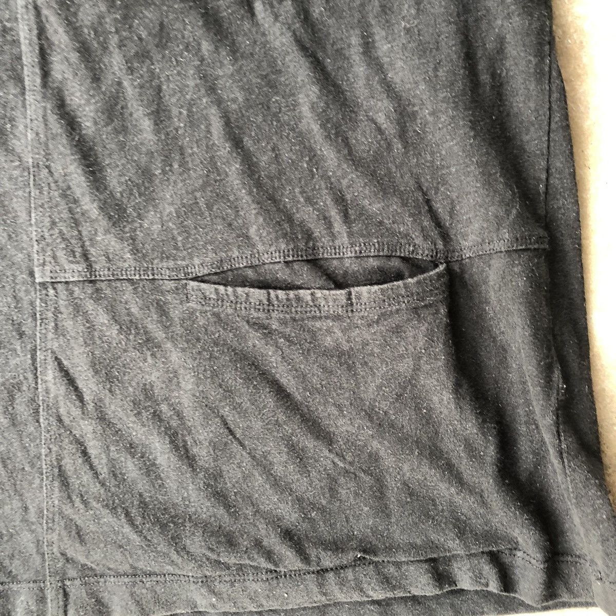 Japanese Brand × Y's × Yohji Yamamoto Rare Y's For Living Designer Punk Styles Single Pocket Tee Size XS / US 0-2 / IT 36-38 - 4 Thumbnail