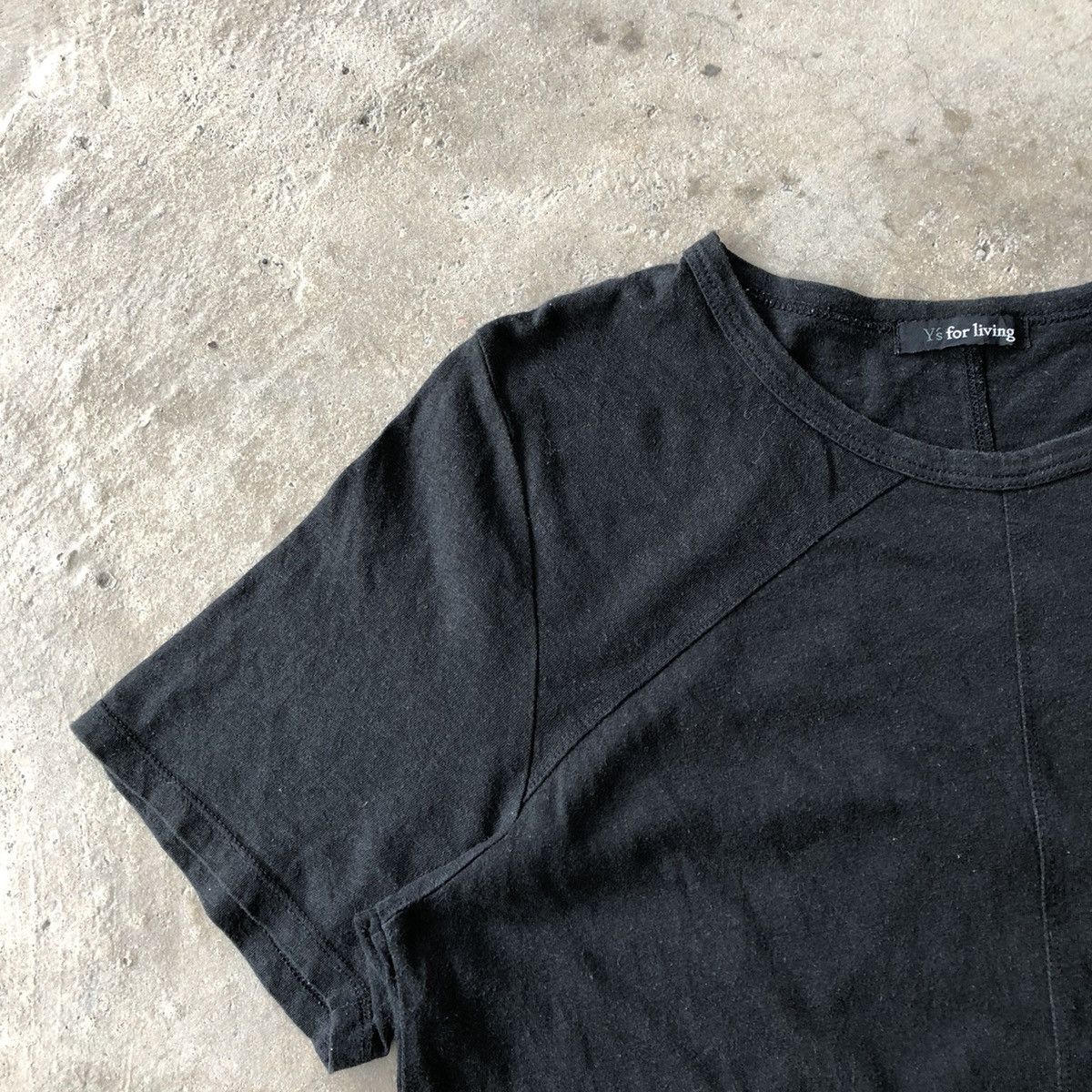 Japanese Brand × Y's × Yohji Yamamoto Rare Y's For Living Designer Punk Styles Single Pocket Tee Size XS / US 0-2 / IT 36-38 - 7 Thumbnail