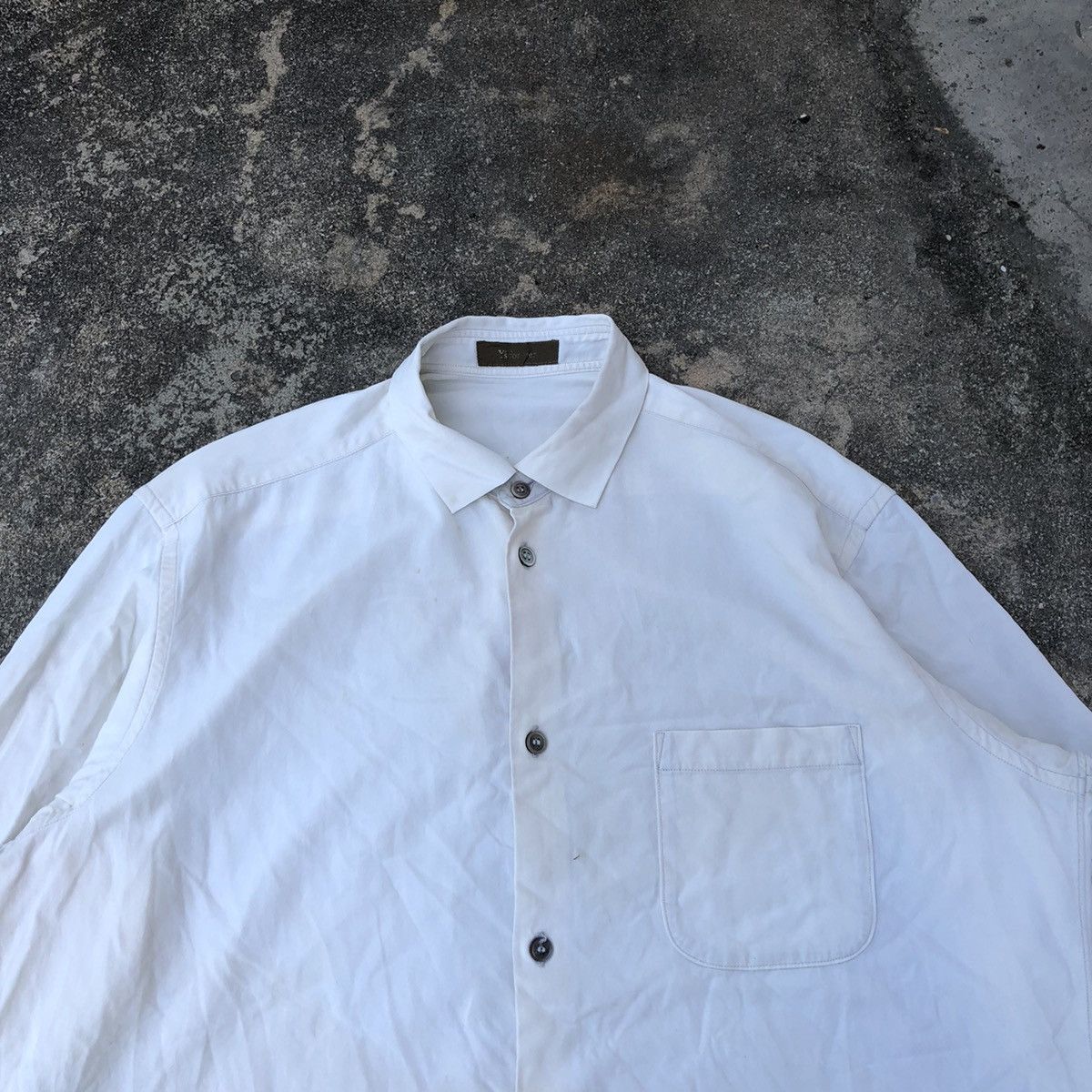 Y's × Y's for Men × Yohji Yamamoto 🔥Grailed🔥🇯🇵Yohji Yamamoto Y's For Men Minimal Buttons Shirts Size US M / EU 48-50 / 2 - 2 Thumbnail