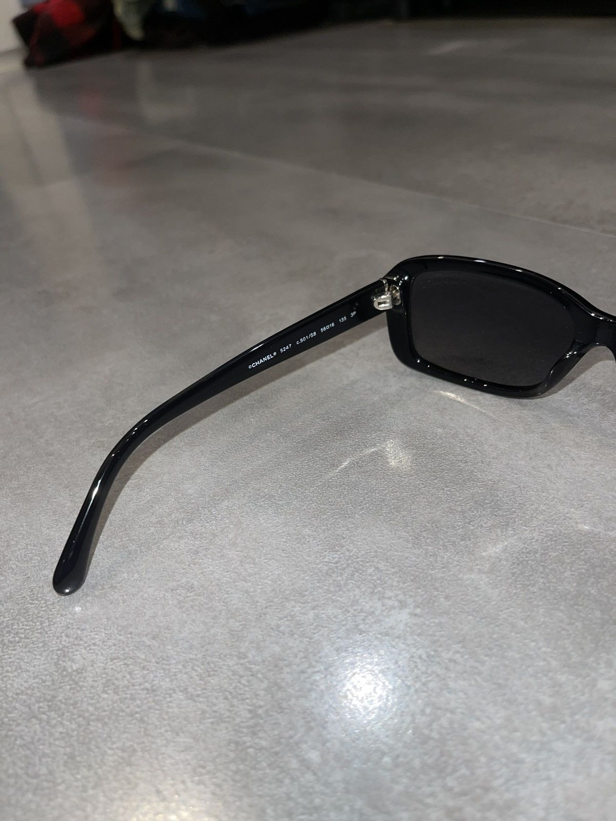 Chanel Chanel 5247 C.501/S8 Black Sunglasses Size ONE SIZE - 12 Thumbnail