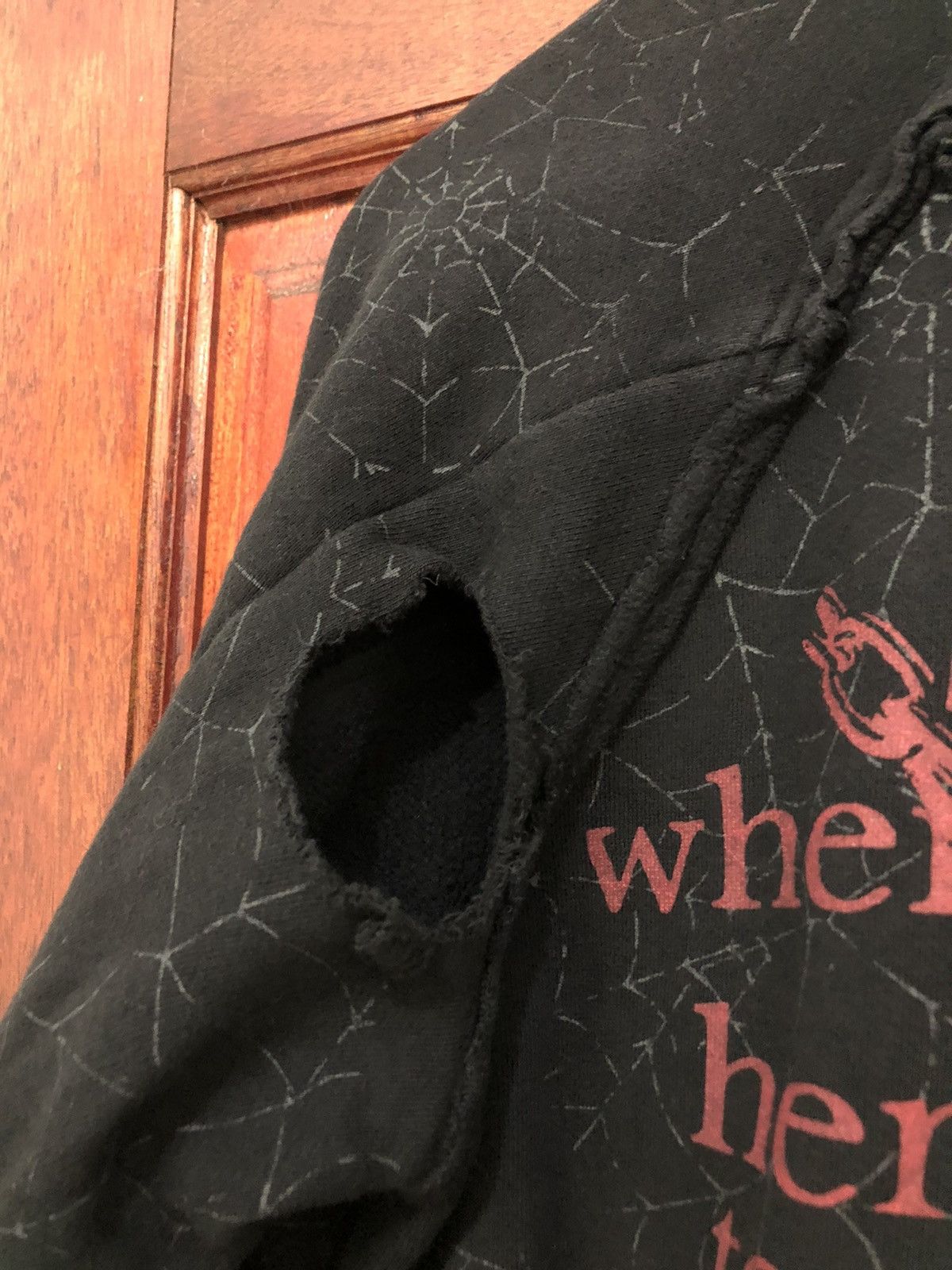 Japanese Brand H.Anarchyism Distressed Punk Sweater Size US S / EU 44-46 / 1 - 9 Thumbnail