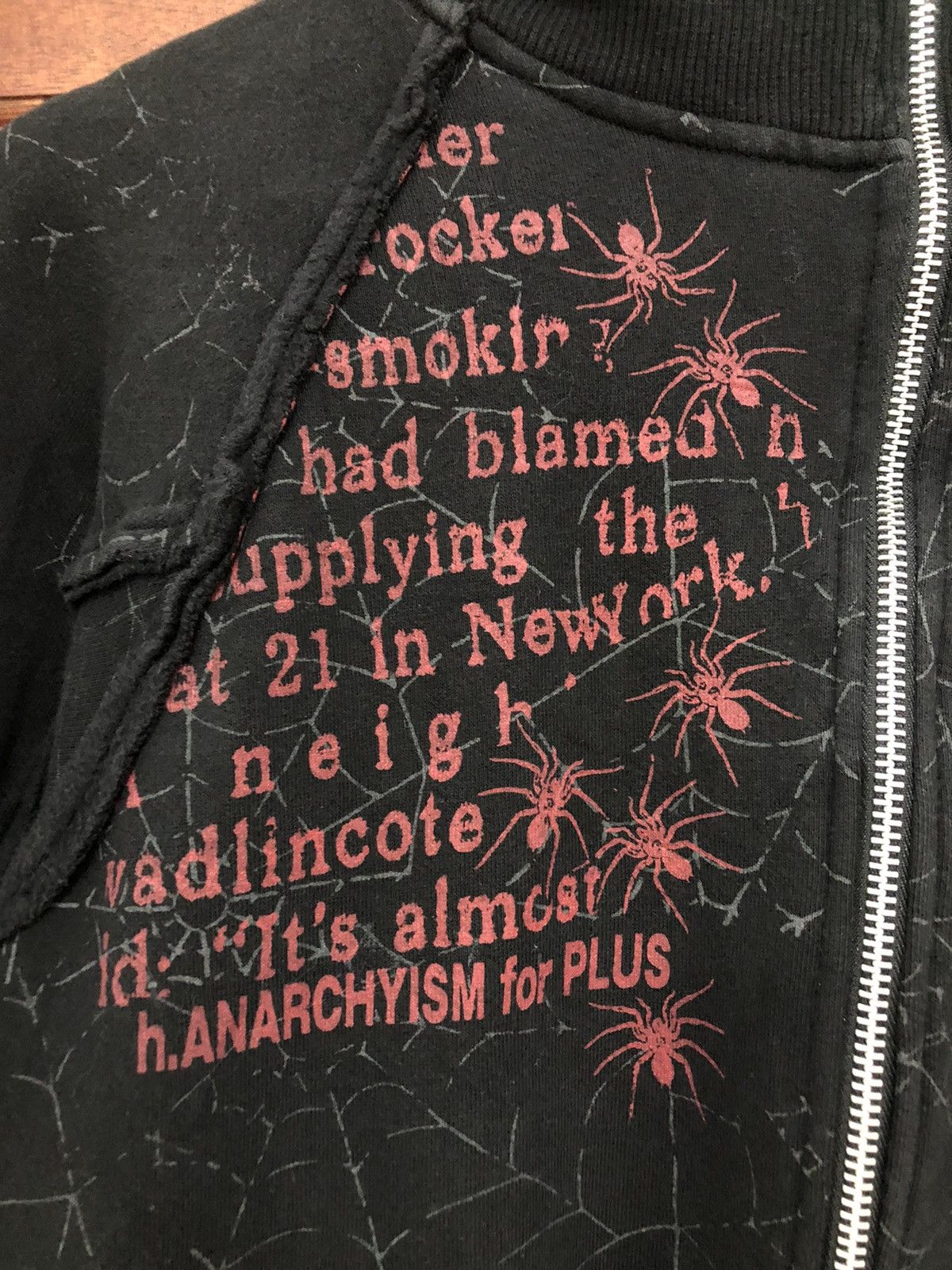 Japanese Brand H.Anarchyism Distressed Punk Sweater Size US S / EU 44-46 / 1 - 8 Thumbnail