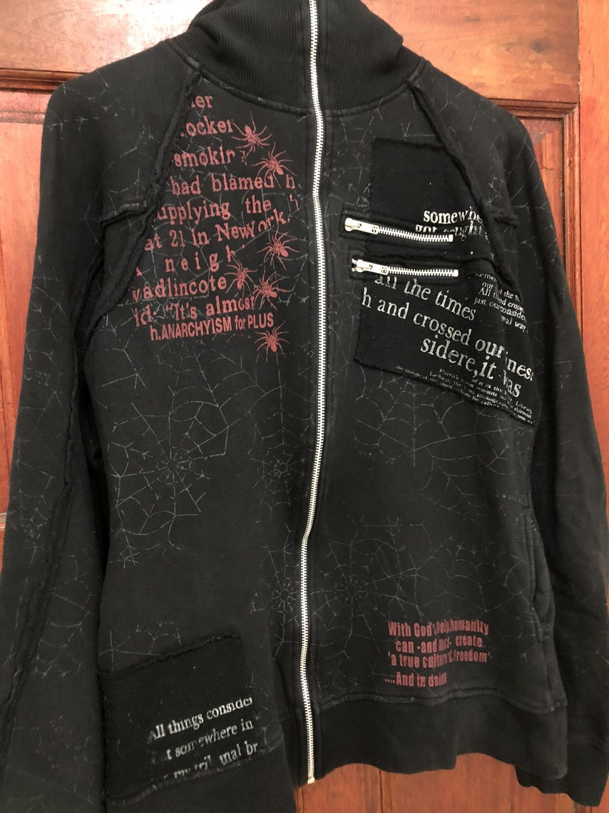 Japanese Brand H.Anarchyism Distressed Punk Sweater Size US S / EU 44-46 / 1 - 4 Thumbnail