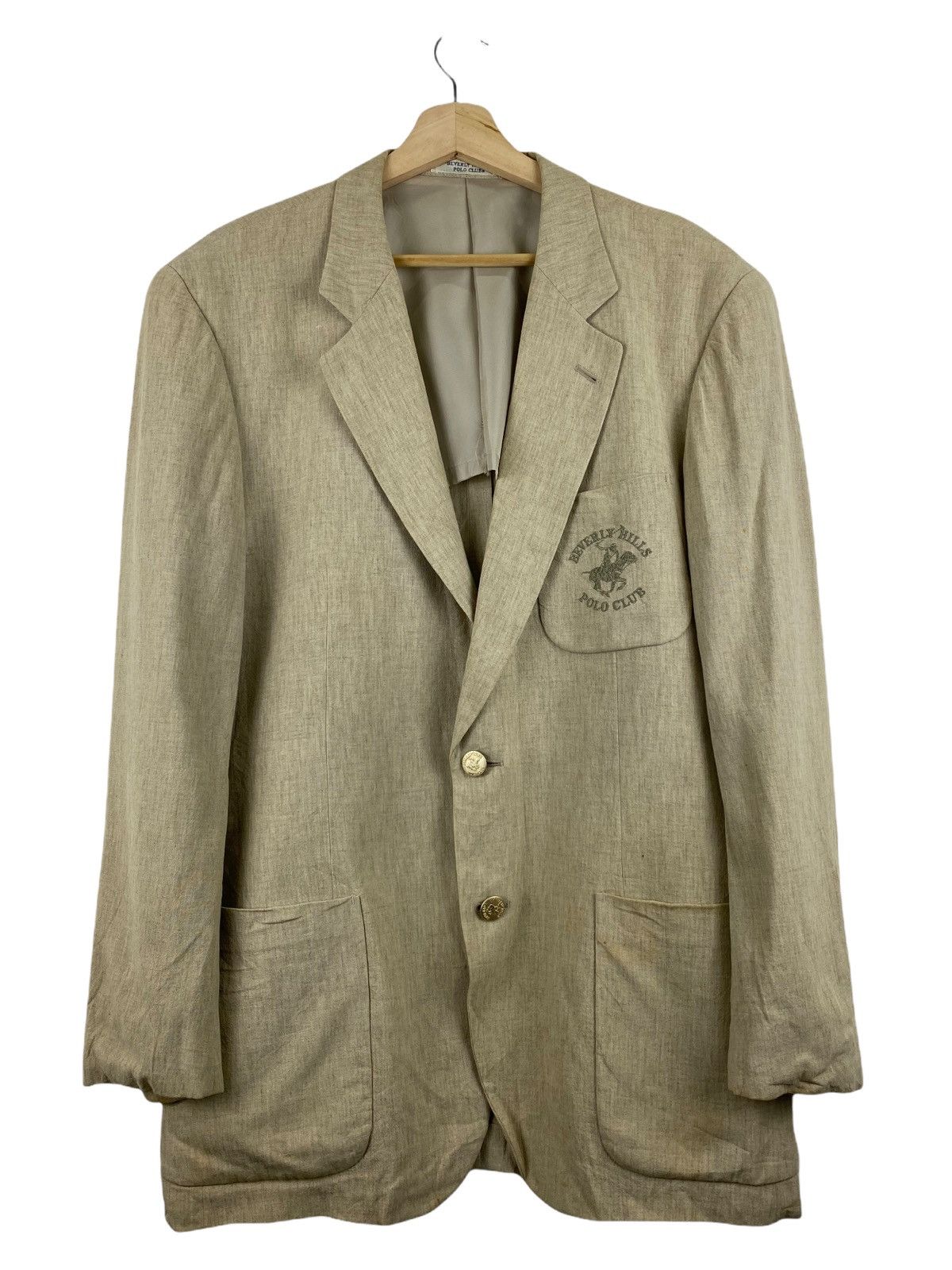 Beverly Hills Polo Club × Vintage VINTAGE BEVERLY HILL POLO CLUB LOGO POCKET JACKET Size US XL / EU 56 / 4 - 1 Thumbnail