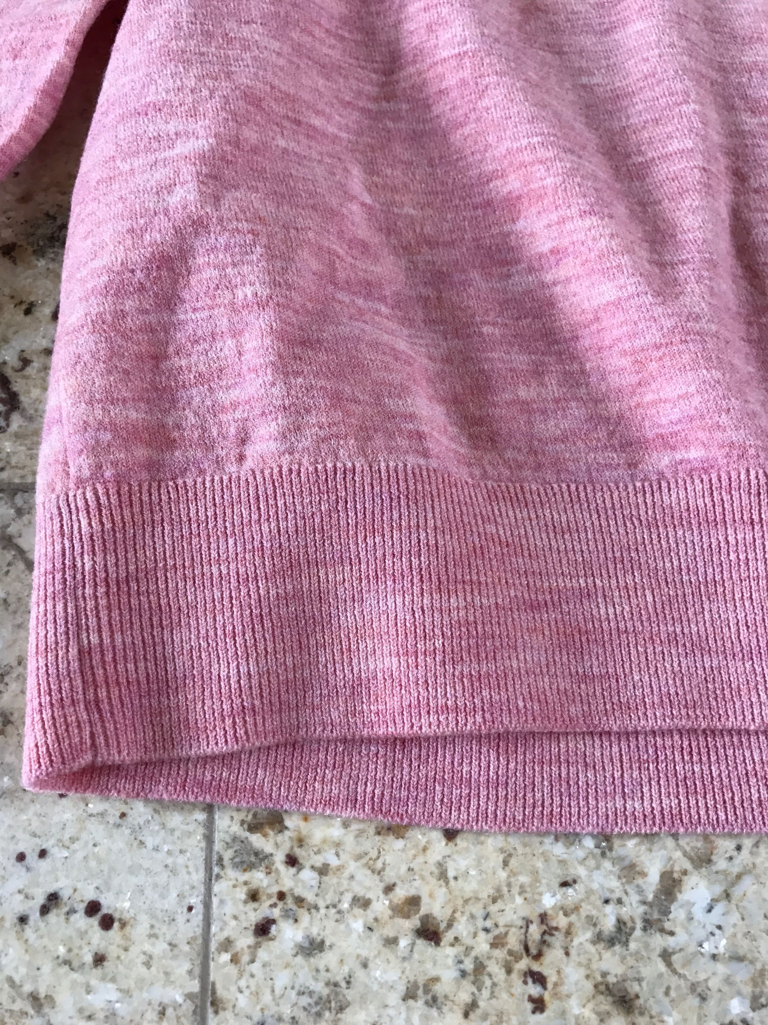Dsquared2 o1rshd1 V Neck Pink Melange Knit Size US XL / EU 56 / 4 - 7 Thumbnail