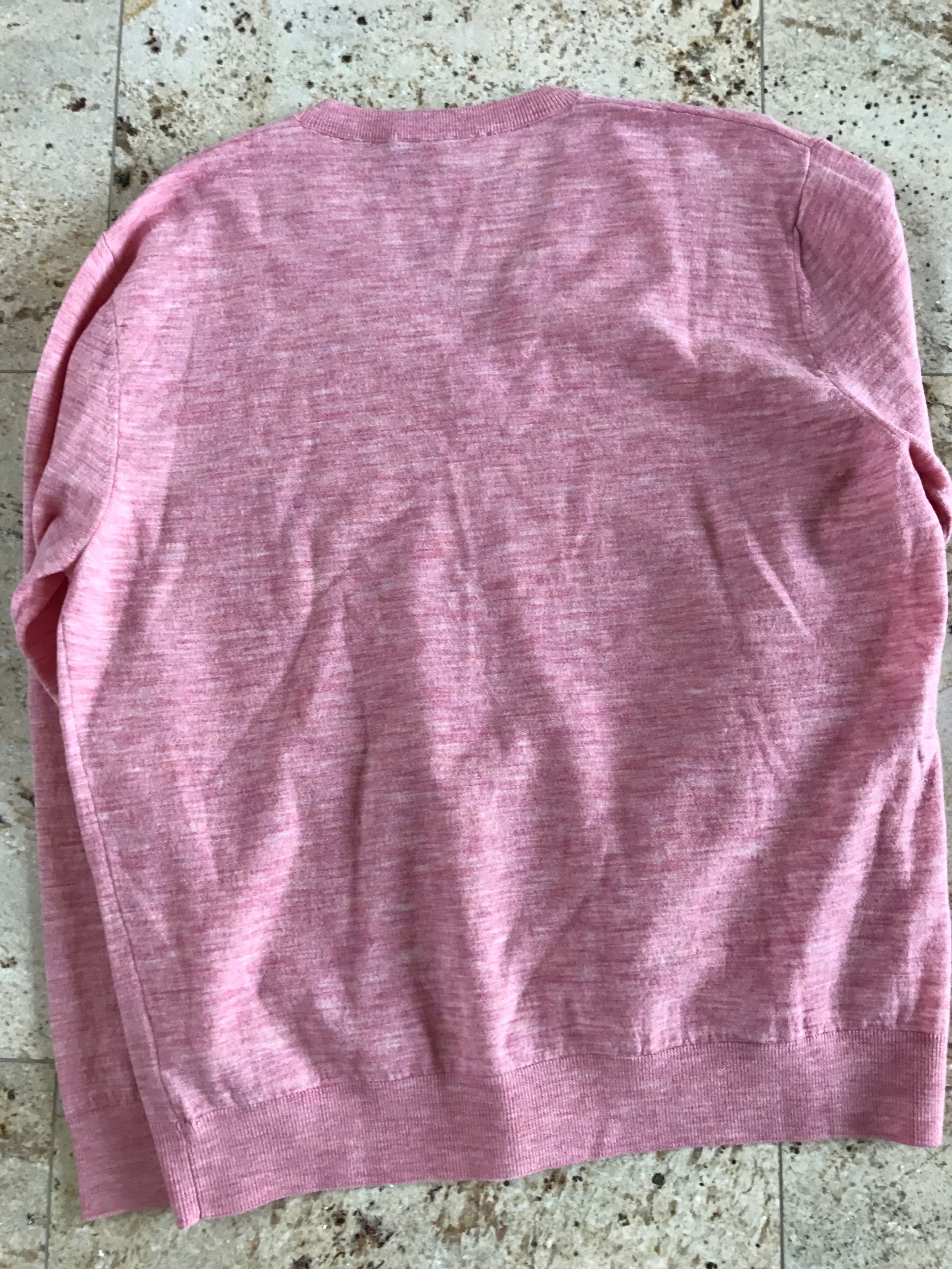 Dsquared2 o1rshd1 V Neck Pink Melange Knit Size US XL / EU 56 / 4 - 13 Thumbnail