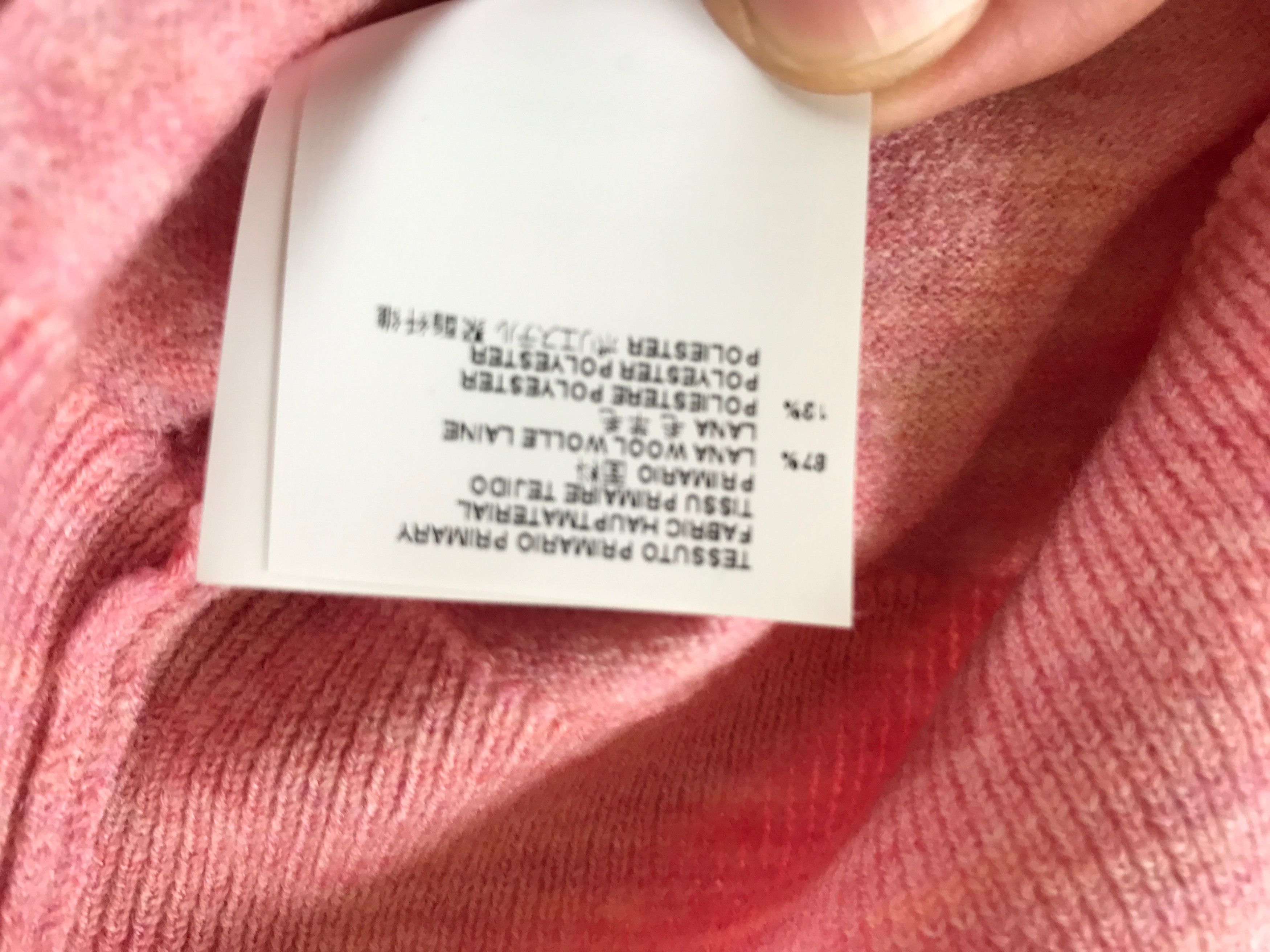 Dsquared2 o1rshd1 V Neck Pink Melange Knit Size US XL / EU 56 / 4 - 9 Thumbnail