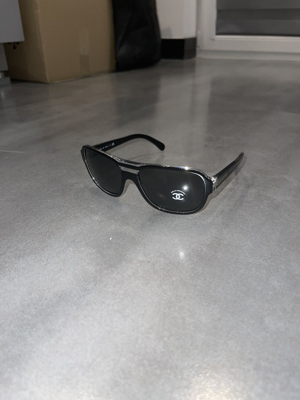 image of Chanel 5194 C.770/3F Black Sunglasses, Men's