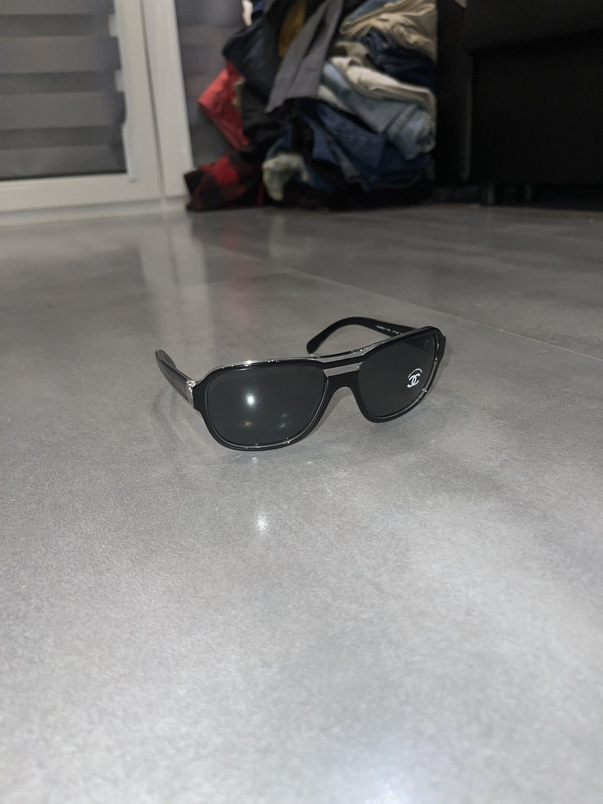 Chanel Chanel 5194 C.770/3F Black Sunglasses Size ONE SIZE - 3 Thumbnail