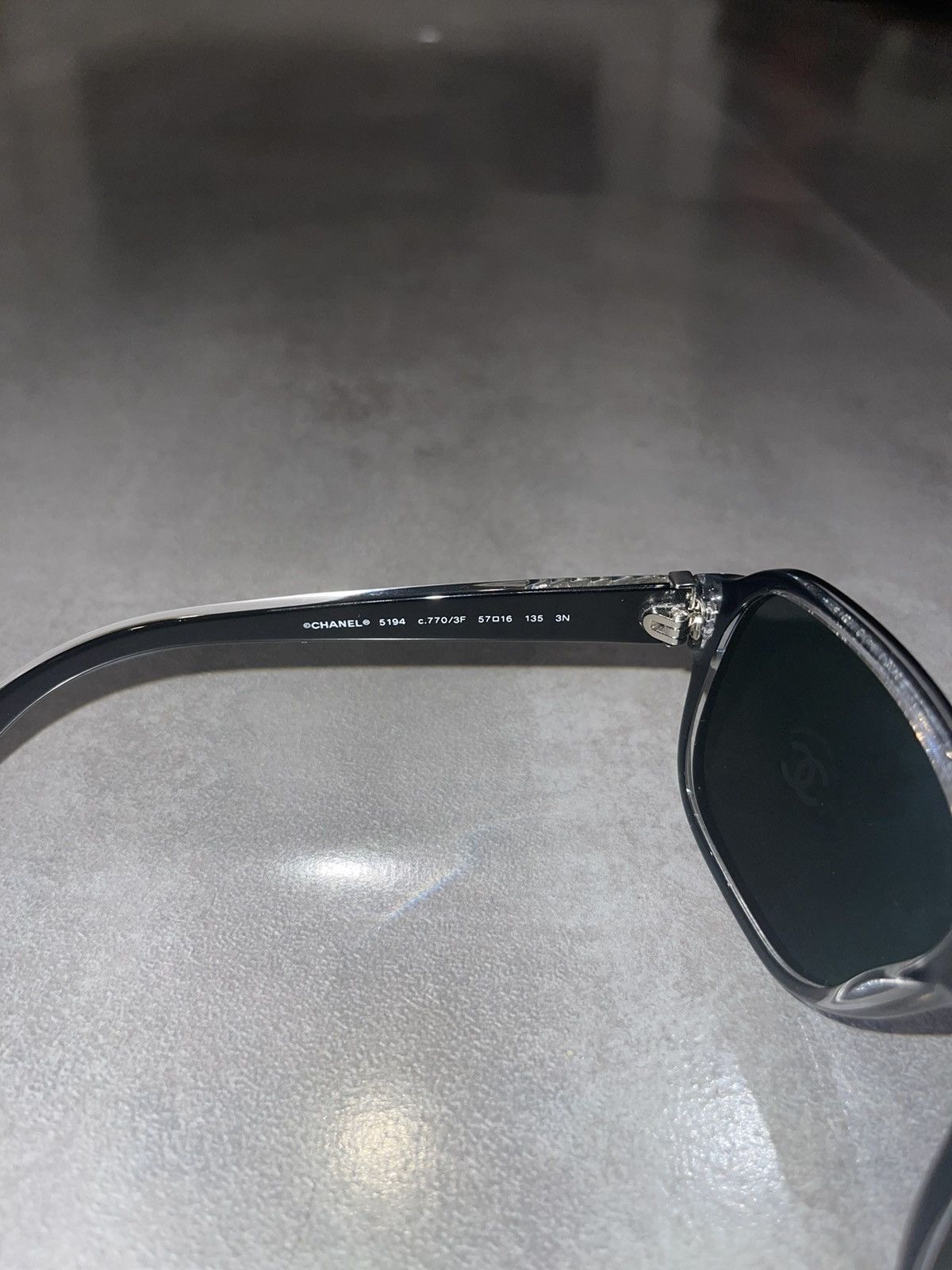 Chanel Chanel 5194 C.770/3F Black Sunglasses Size ONE SIZE - 13 Thumbnail