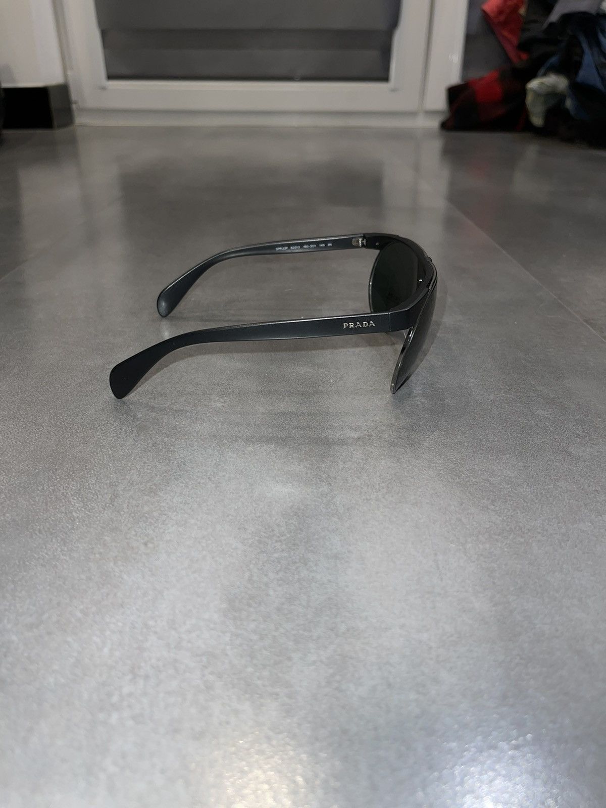 Prada Prada SPR23P 1B0-3O1 Black Aviator Sunglasses Size ONE SIZE - 6 Thumbnail