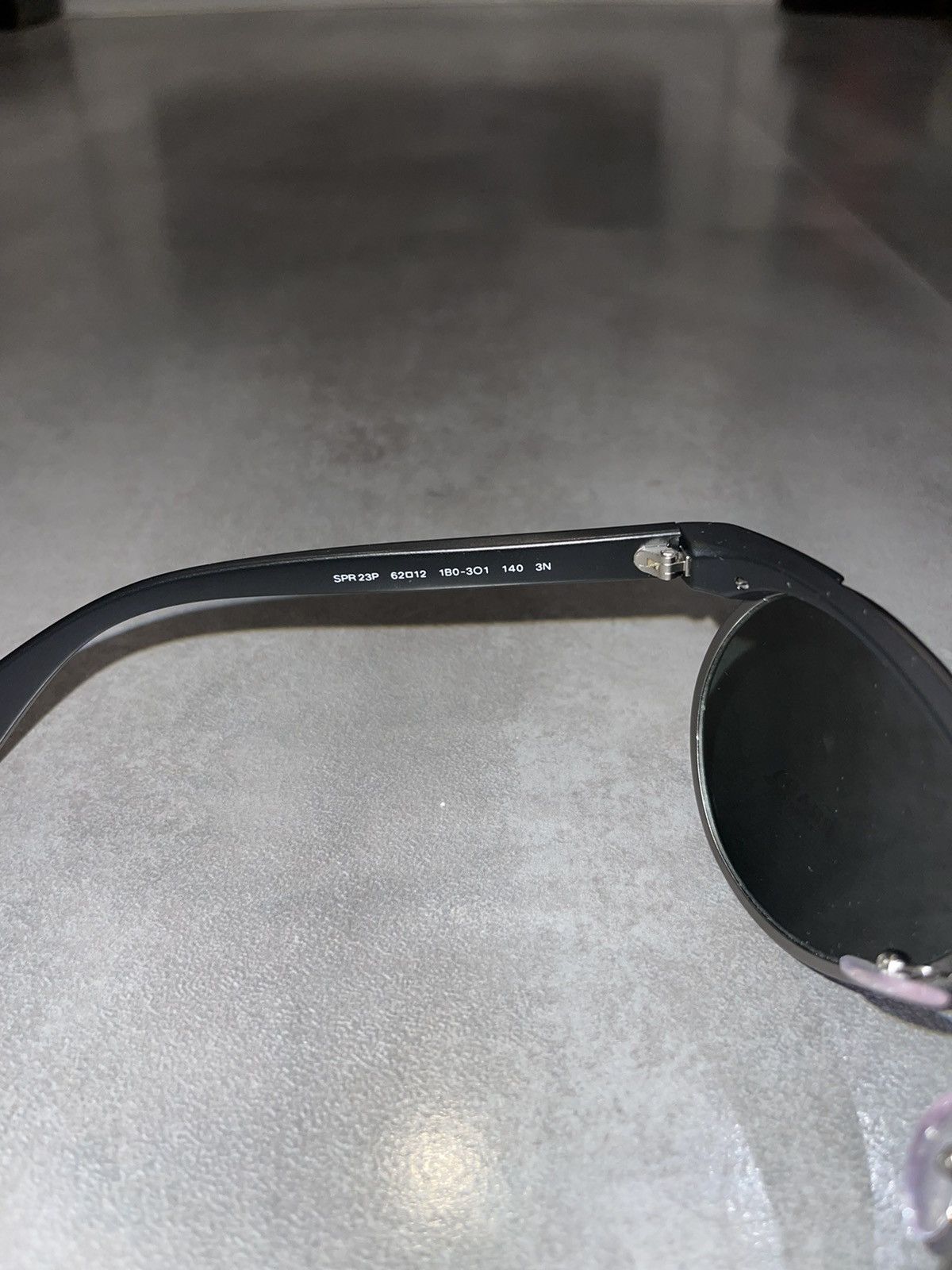 Prada Prada SPR23P 1B0-3O1 Black Aviator Sunglasses Size ONE SIZE - 12 Thumbnail