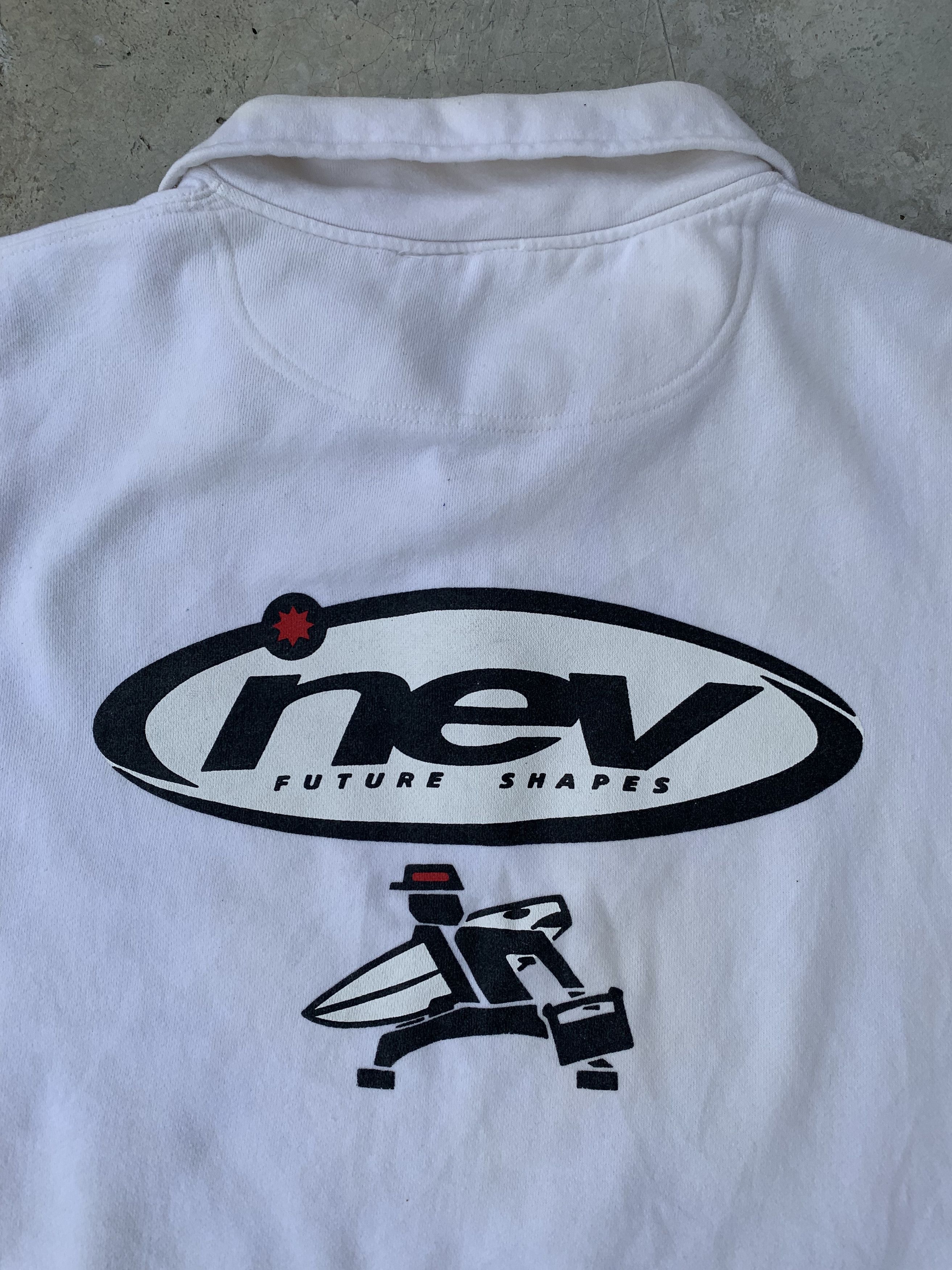 Japanese Brand Vintage Nev Surfing Future Shapes Logo Halfzip Sweatshirt Size US M / EU 48-50 / 2 - 3 Thumbnail