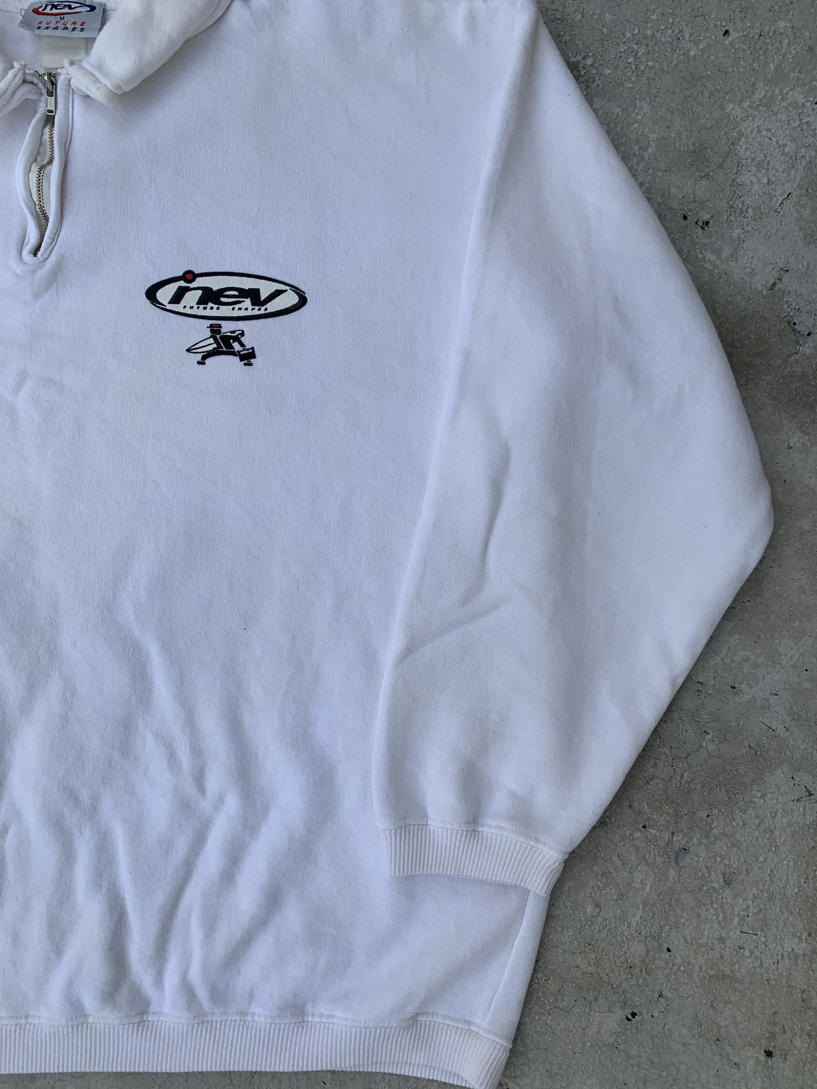 Japanese Brand Vintage Nev Surfing Future Shapes Logo Halfzip Sweatshirt Size US M / EU 48-50 / 2 - 4 Thumbnail