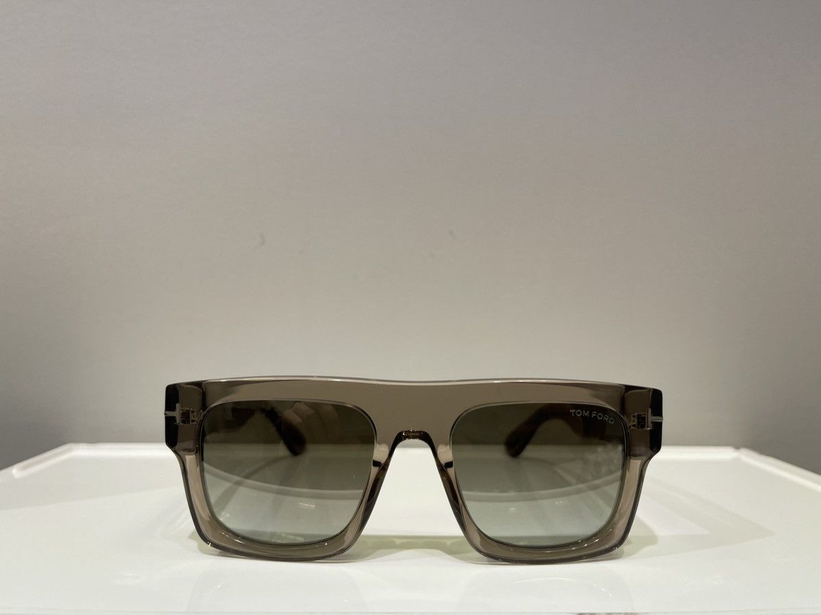 Tom Ford × Vintage NEW Tom Ford TF0711 Transparent Oversized Sunglasses Size ONE SIZE - 1 Thumbnail