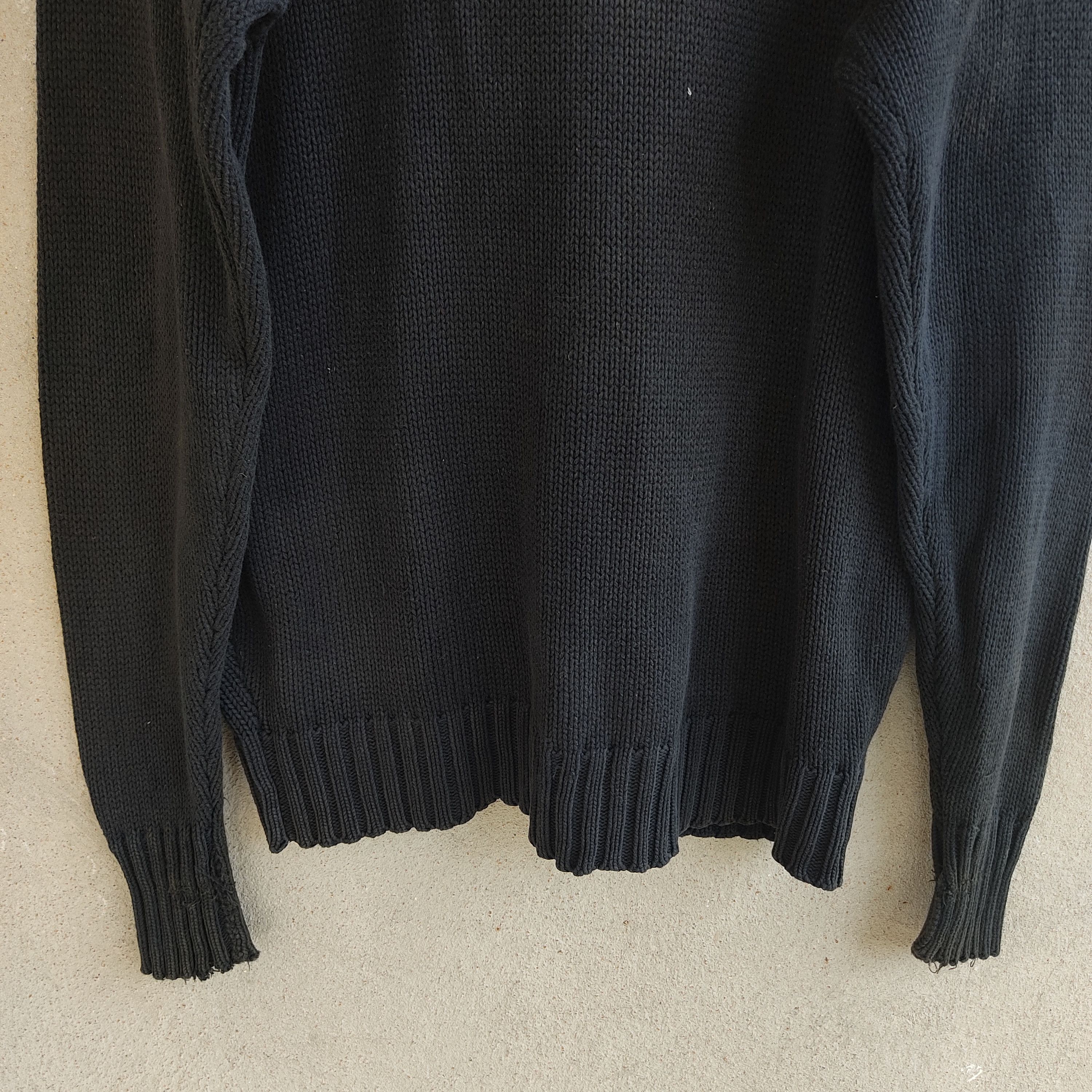 Homespun Knitwear Polo by Ralph Lauren Black Cardigan Knitwear Size US M / EU 48-50 / 2 - 13 Thumbnail