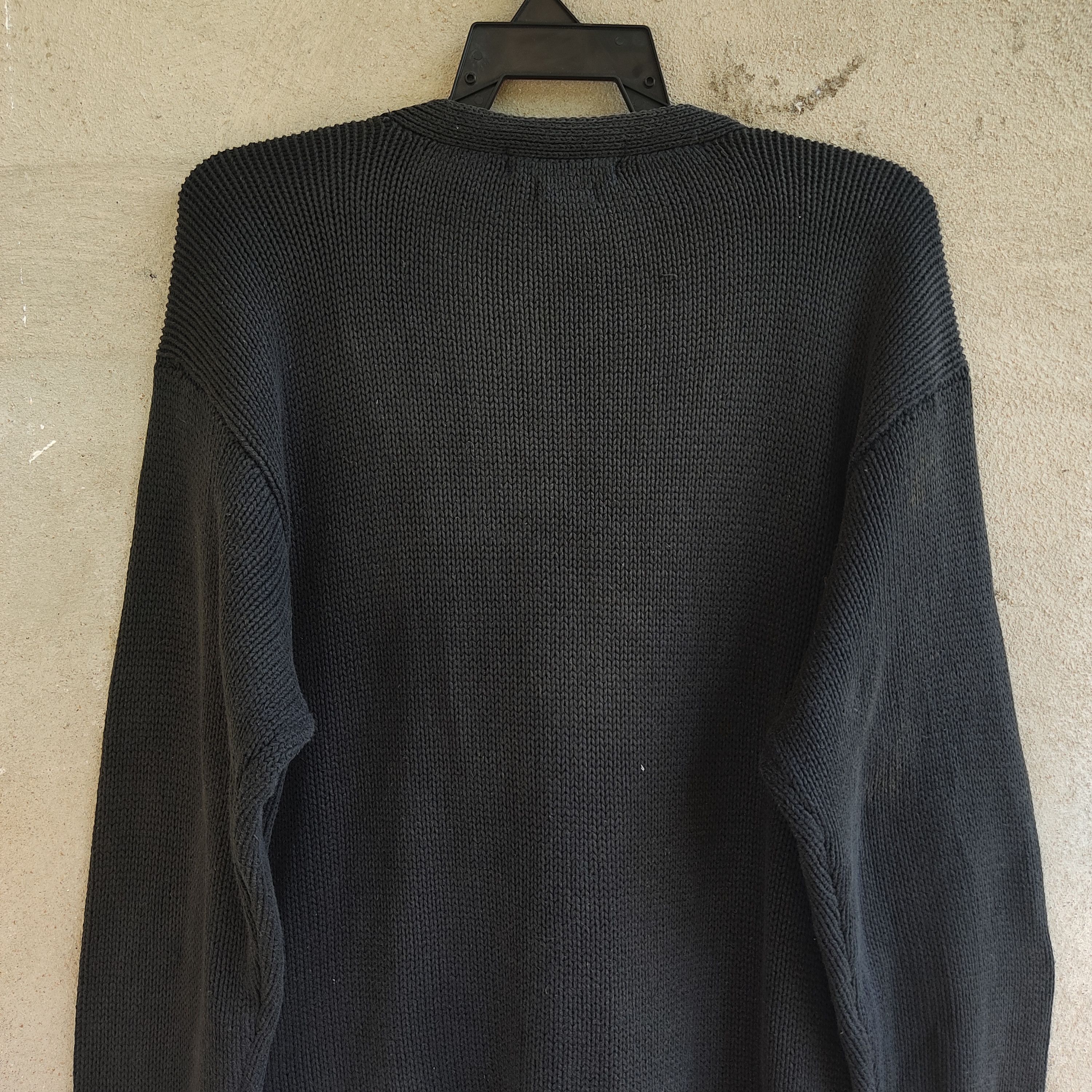 Homespun Knitwear Polo by Ralph Lauren Black Cardigan Knitwear Size US M / EU 48-50 / 2 - 12 Thumbnail