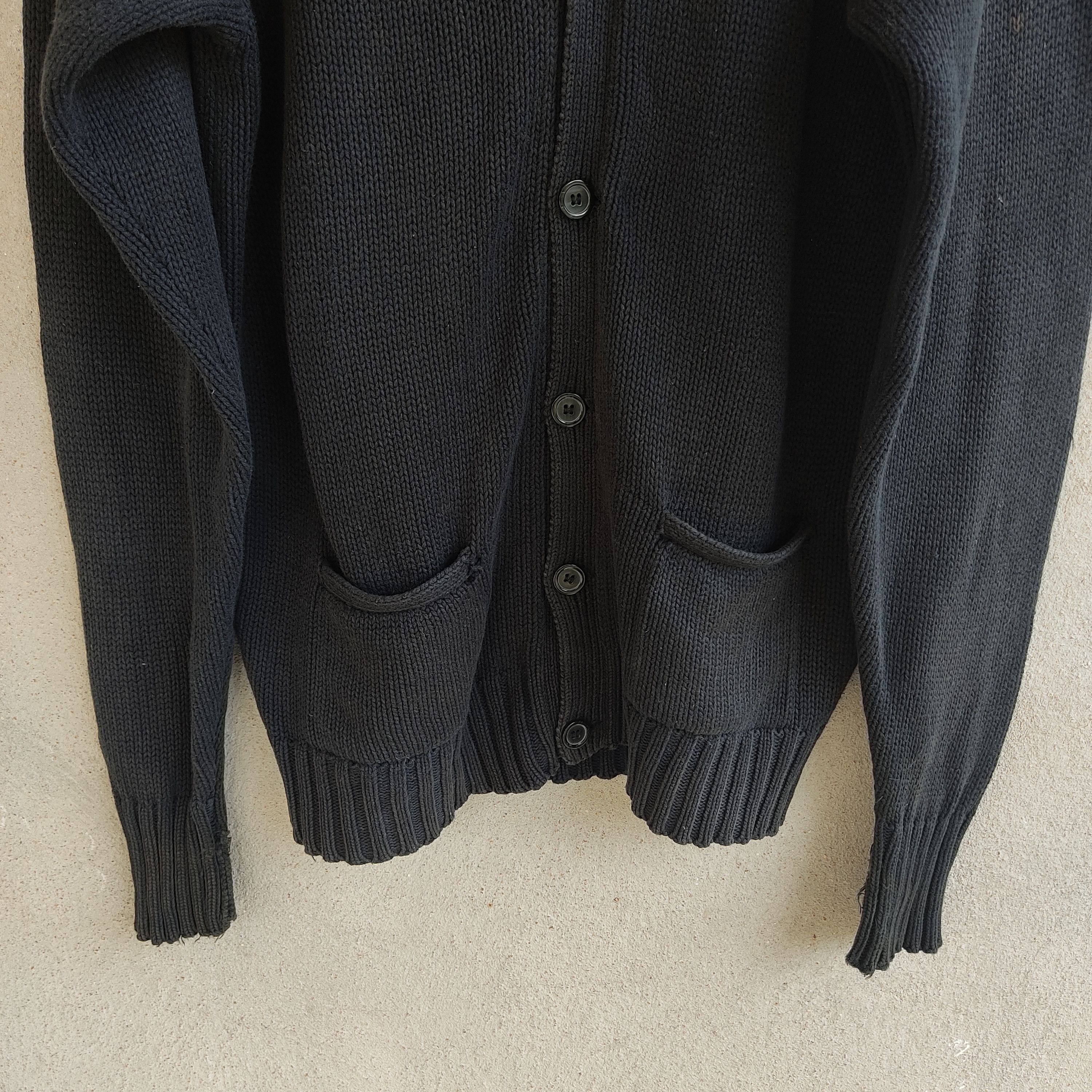 Homespun Knitwear Polo by Ralph Lauren Black Cardigan Knitwear Size US M / EU 48-50 / 2 - 3 Thumbnail