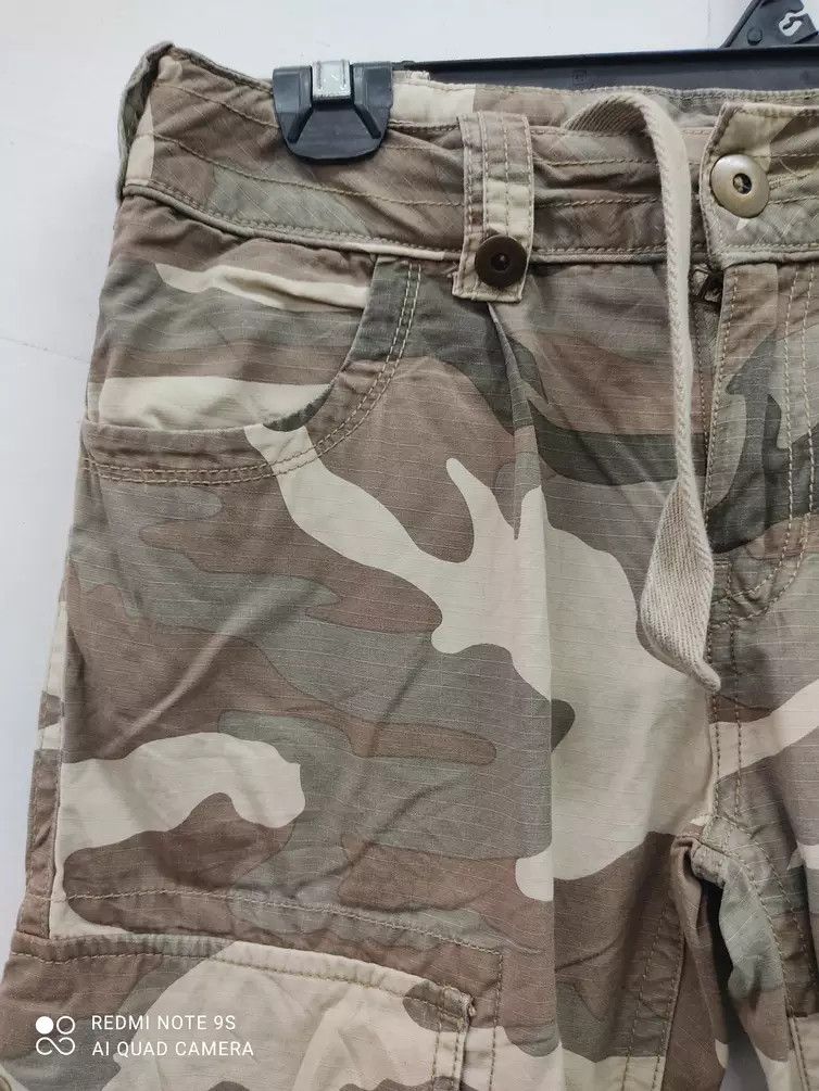 Avirex Avirex Camo Multipocket Utility Cargo Cropped Pants Size US 32 / EU 48 - 4 Thumbnail