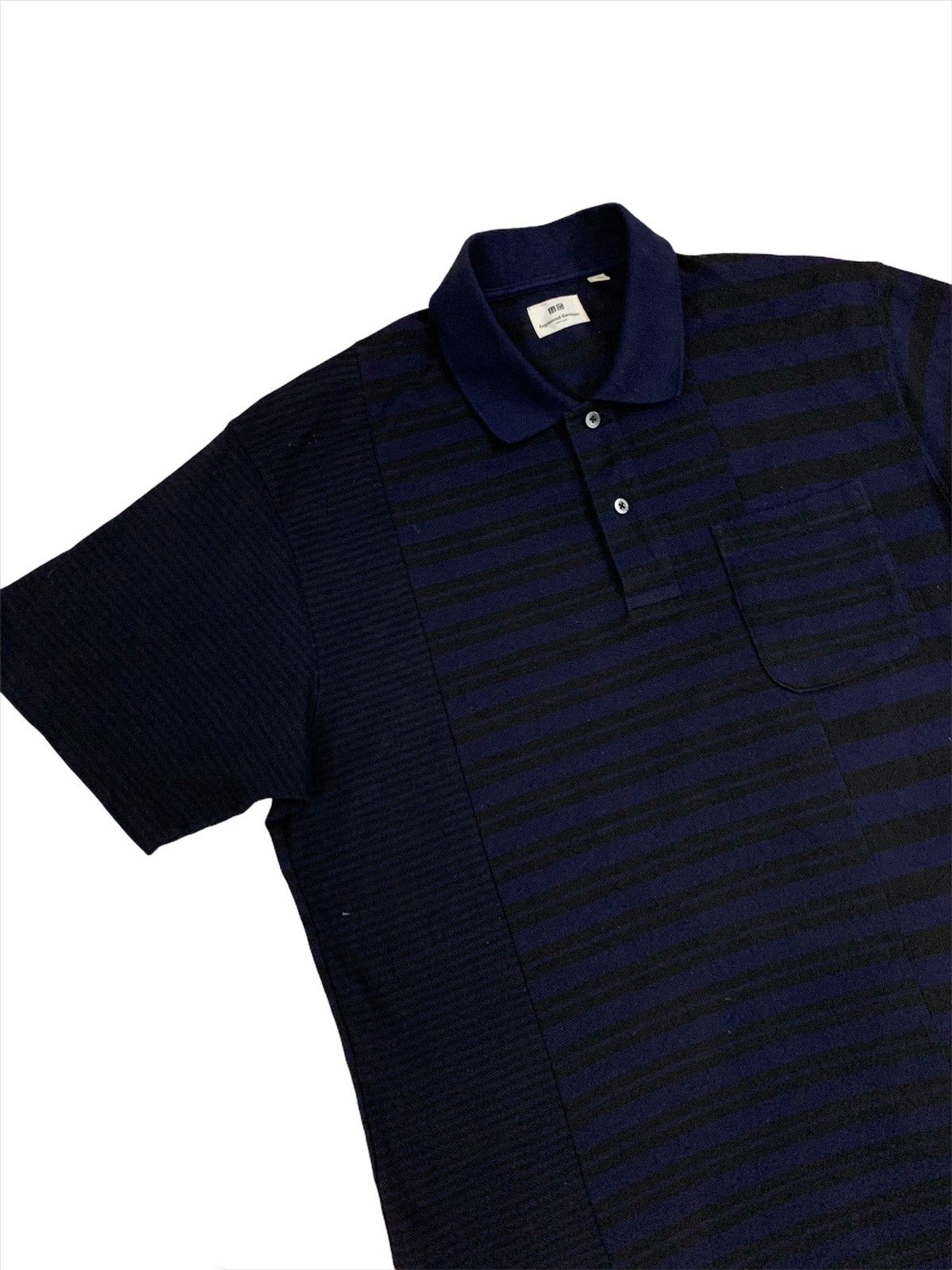 Engineered Garments Engineered Garments X Uniqlo Stripe Polo Shirt Size US XL / EU 56 / 4 - 1 Thumbnail
