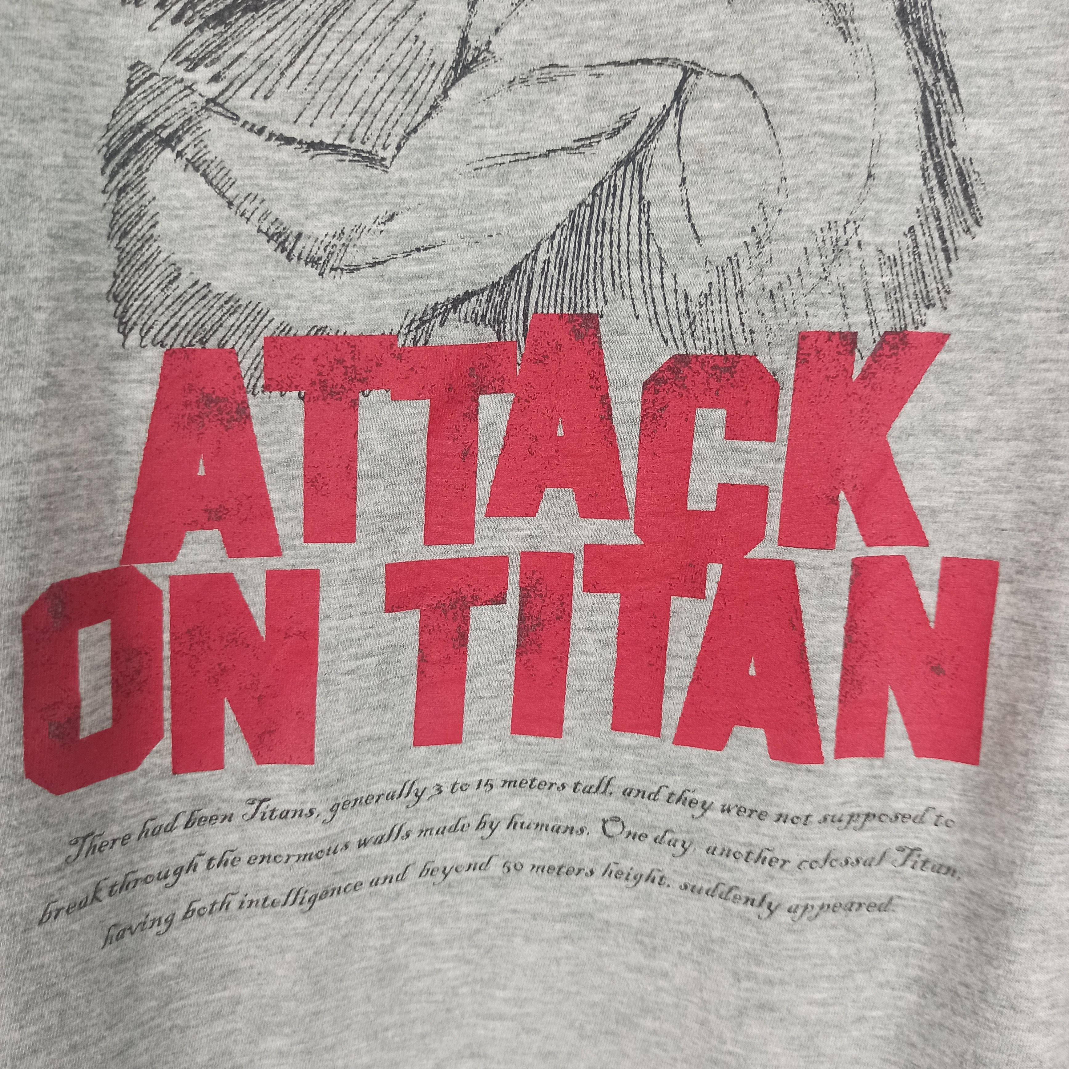 Anime Anime Attack on Titan X Uniqlo Tshirt Final Season Size US XL / EU 56 / 4 - 4 Thumbnail