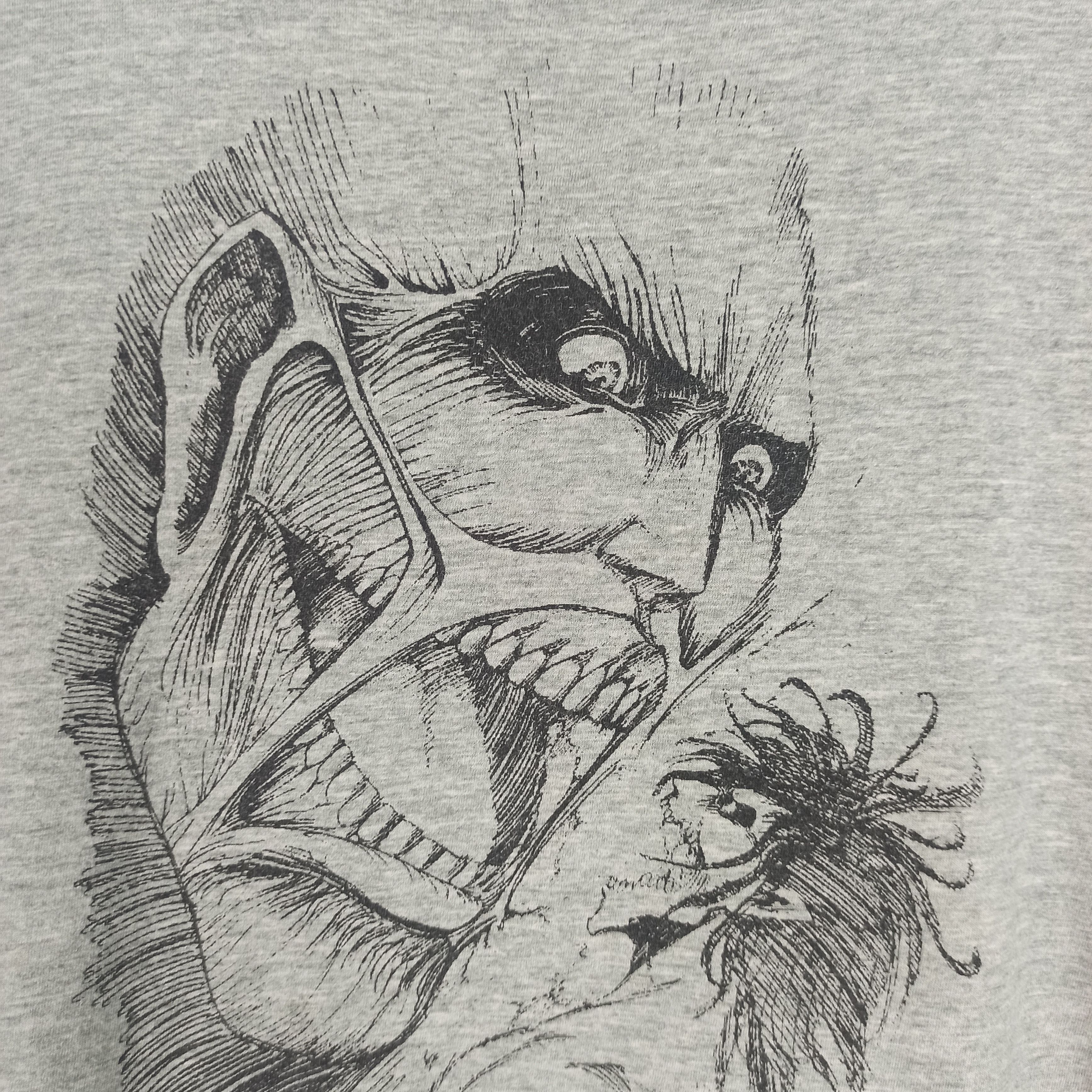 Anime Anime Attack on Titan X Uniqlo Tshirt Final Season Size US XL / EU 56 / 4 - 3 Thumbnail