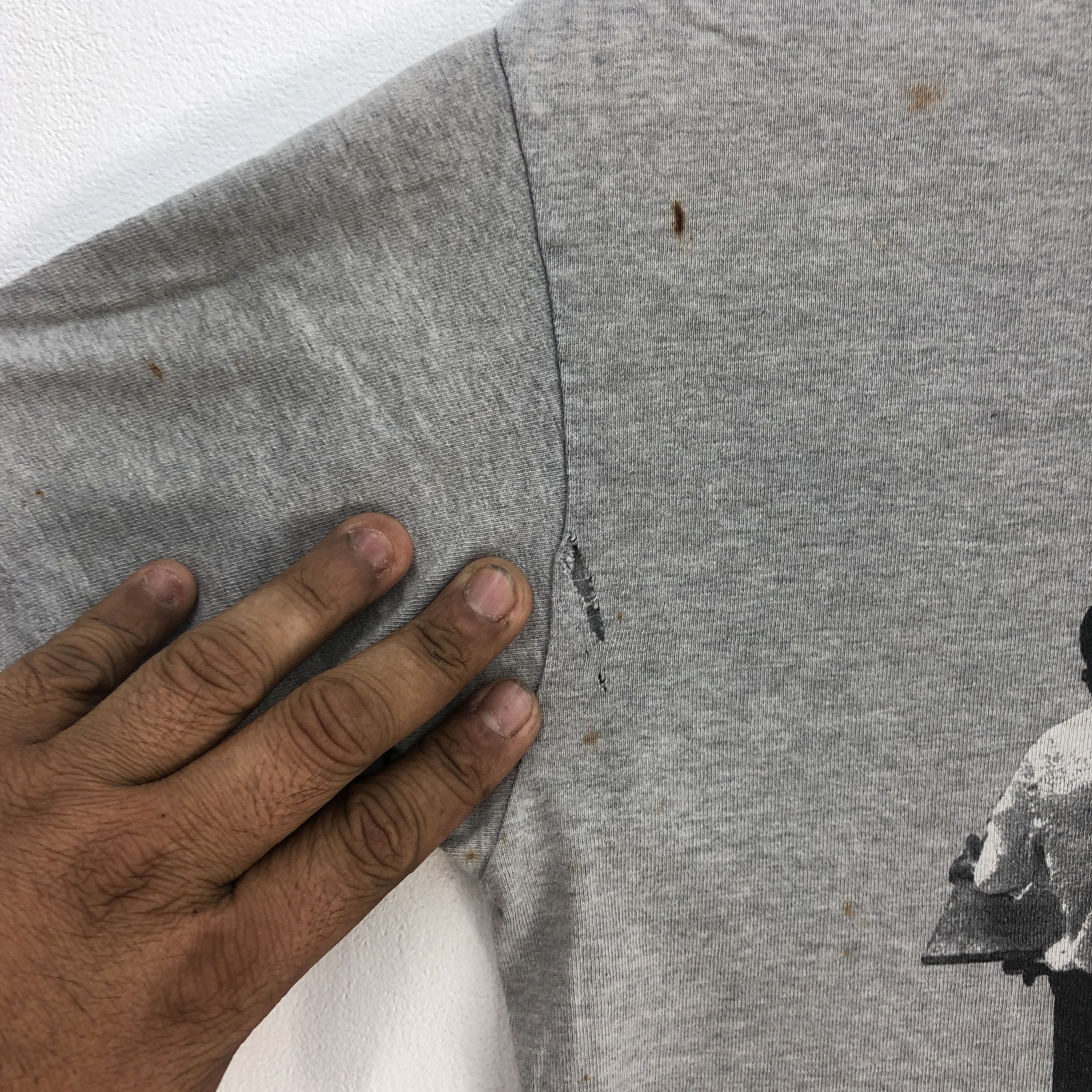 Stussy 1996 Stussy T Shirt Distressed Stussy Hocus Pocus Tees Size S / US 4 / IT 40 - 5 Thumbnail